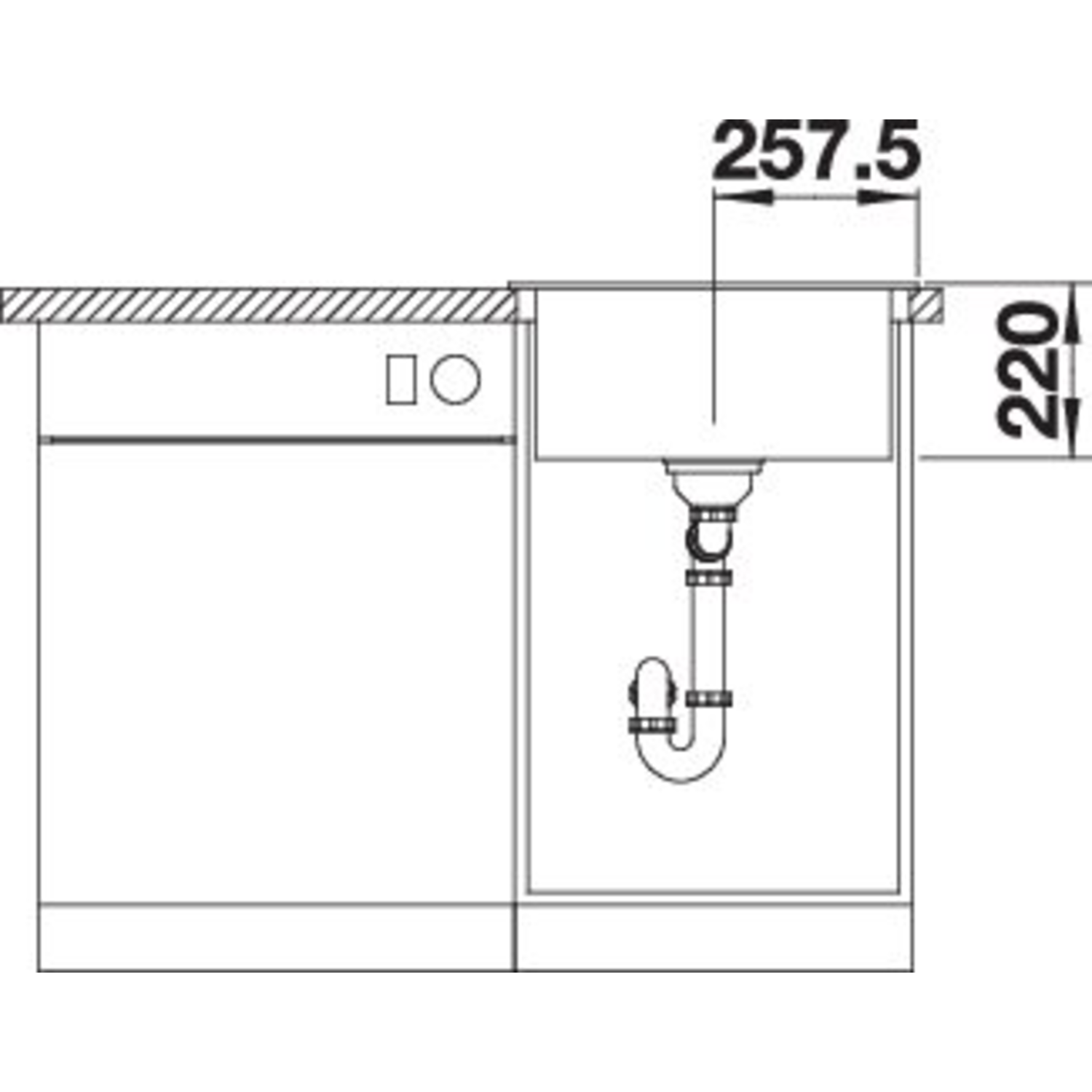 Blanco spoeltafel pleon 5 wit man.