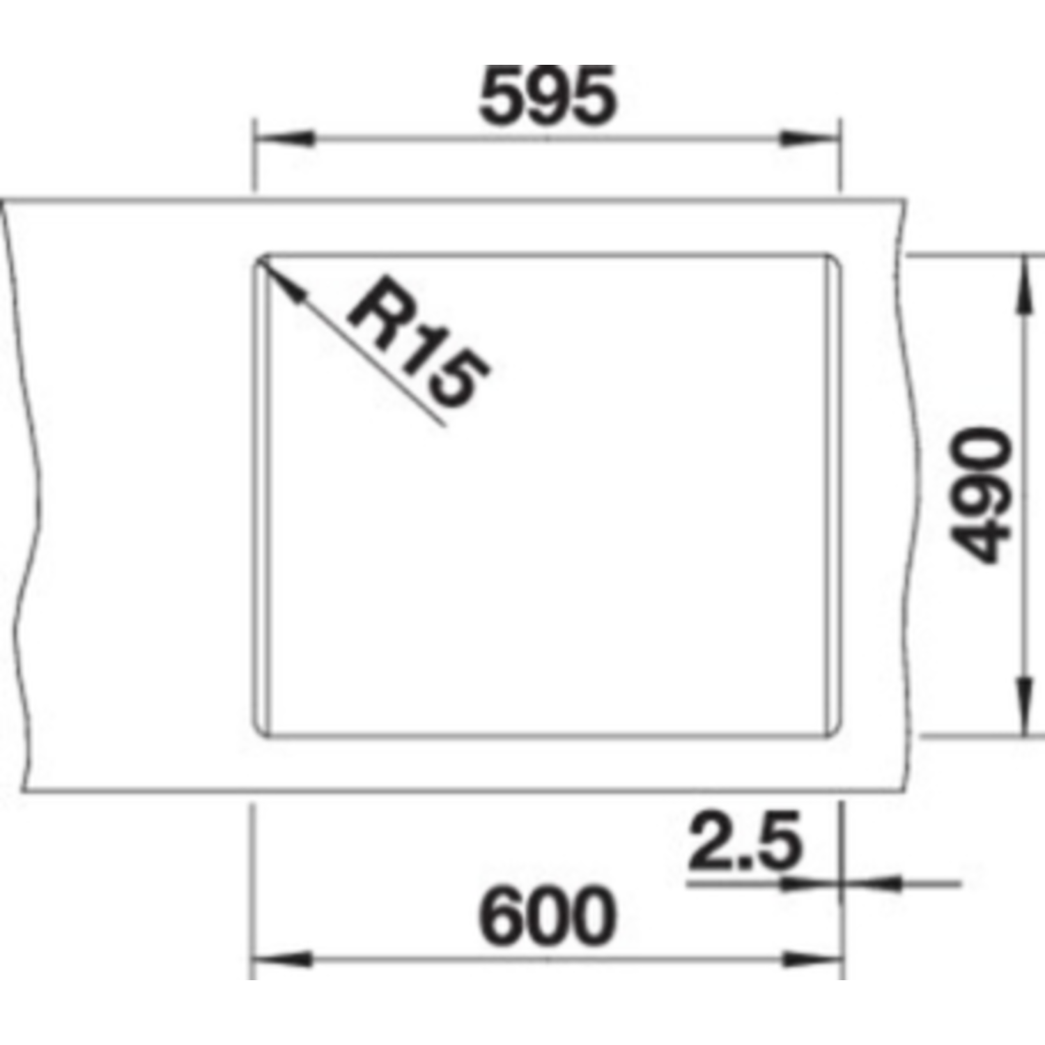 Blanco spoeltafel pleon 6 split wit man.
