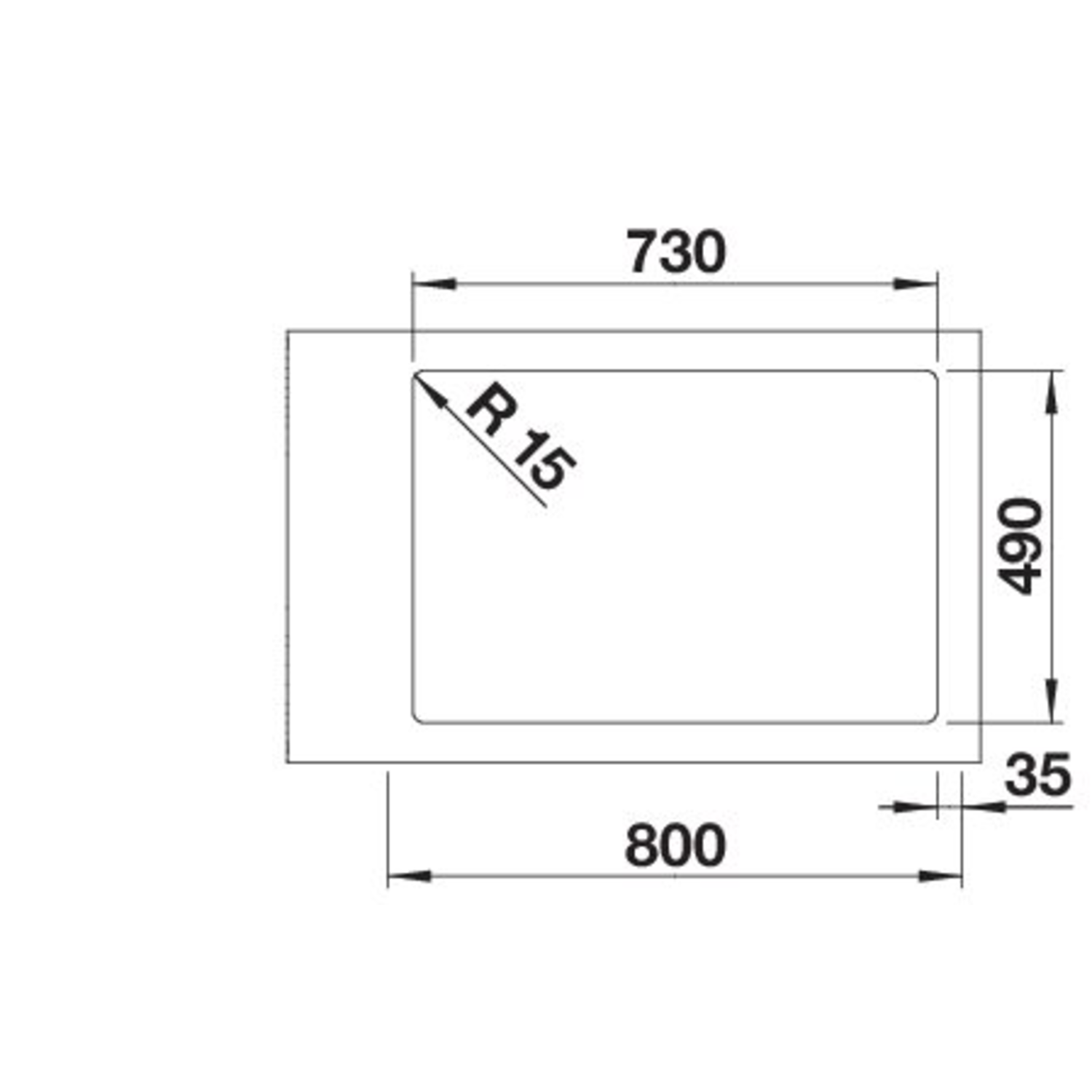 Blanco Solis 700-IF/A automatische bediening