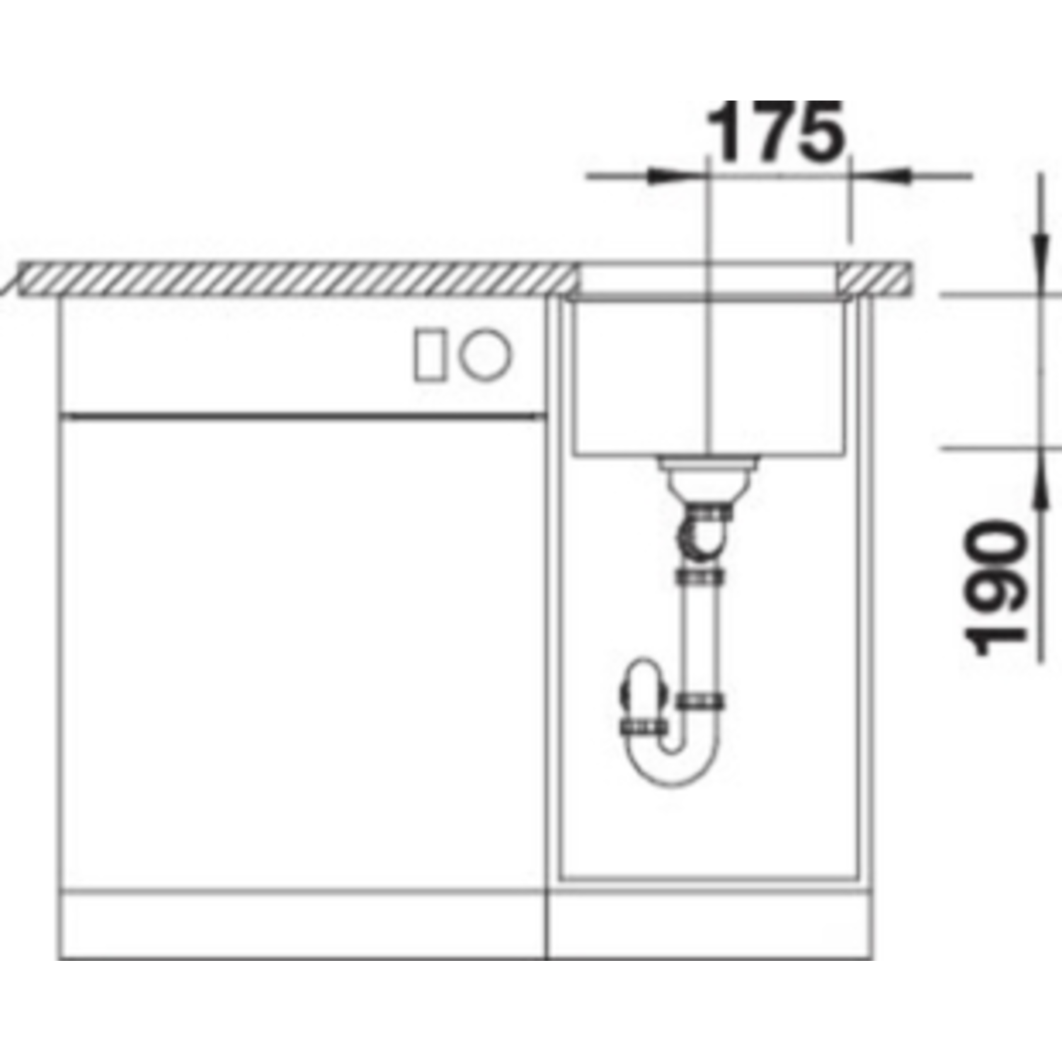 Blanco Subline 320-U tartufo manuele bediening