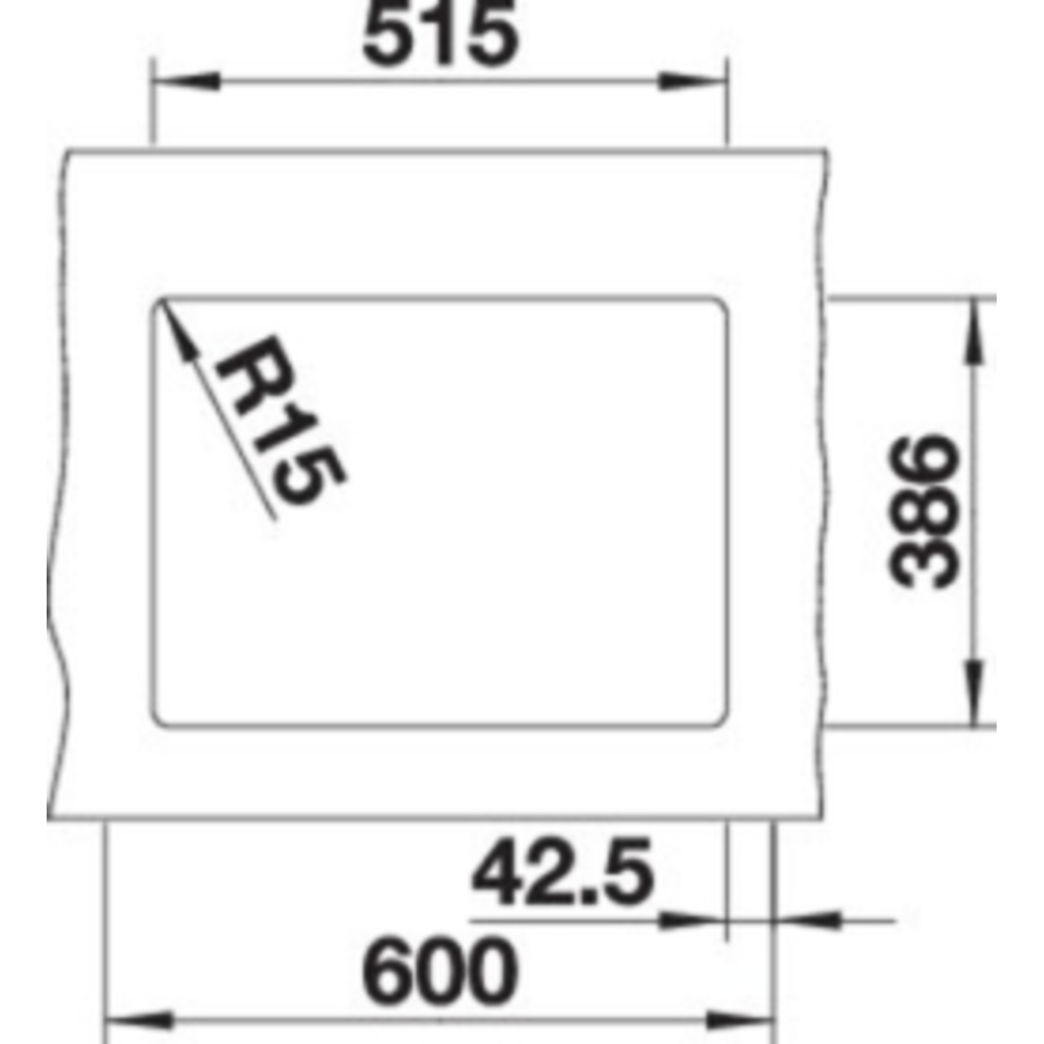Subline 350/150-U kristalwit