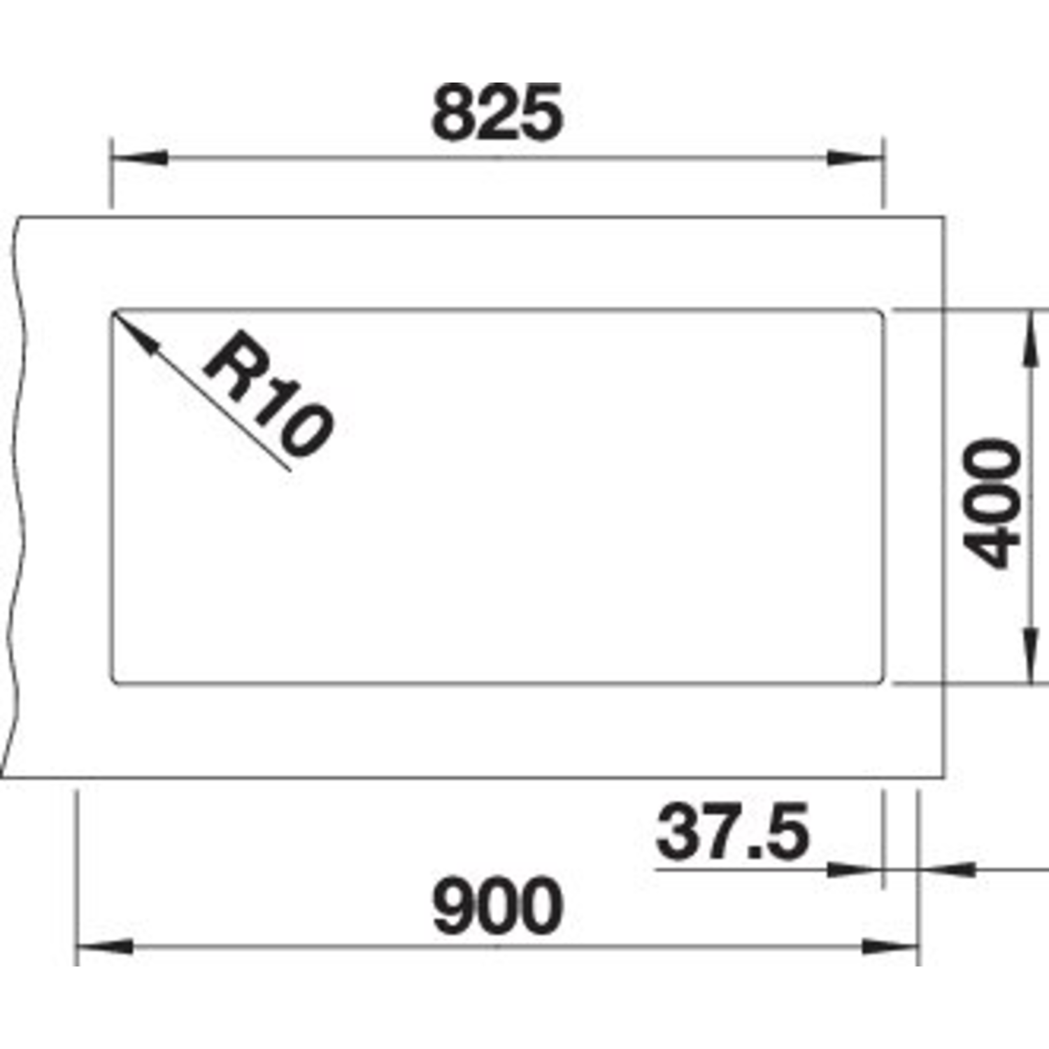 Subline 480/320 U Silgranit wit manueel