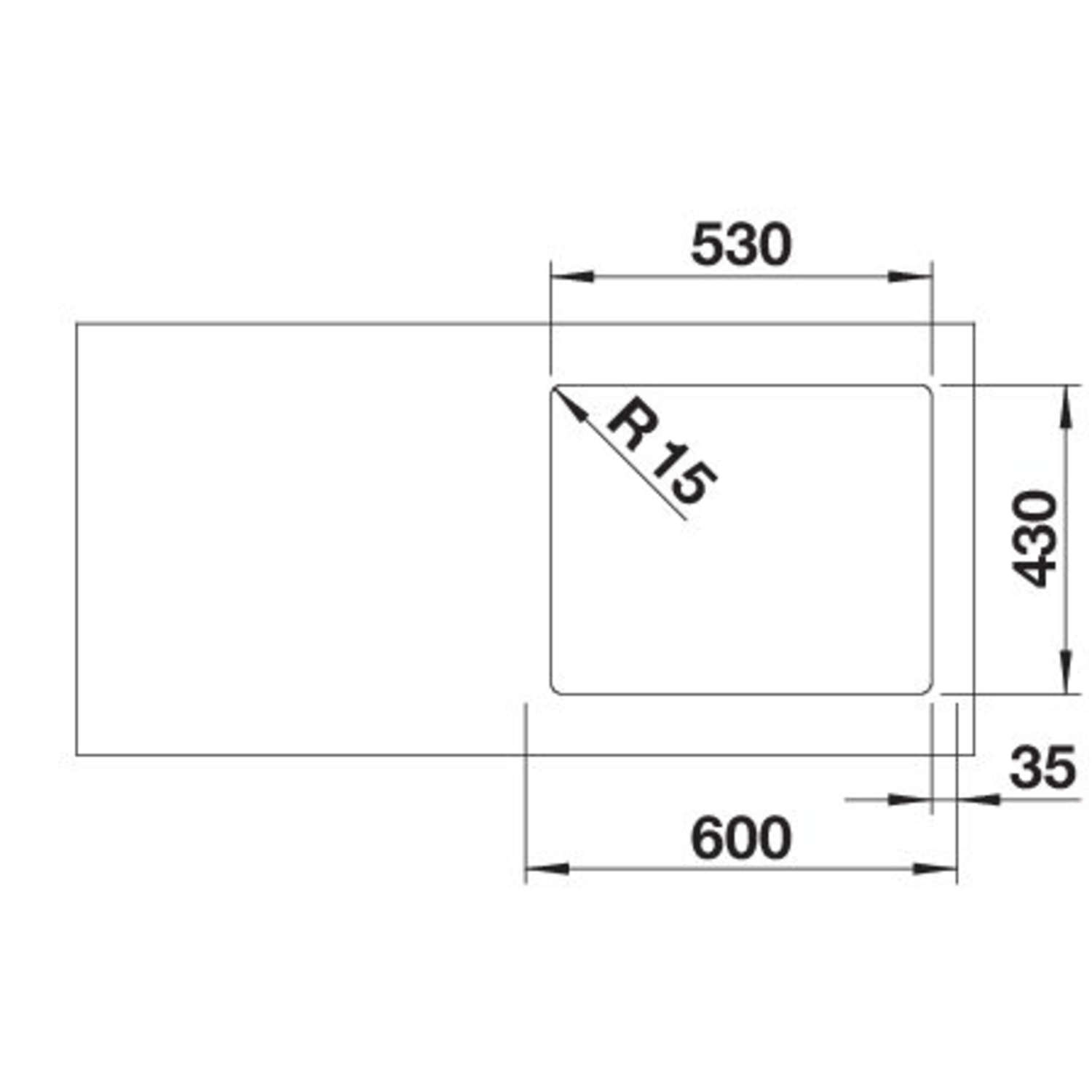 Blanco Supra 500-IF r12 manuele bediening