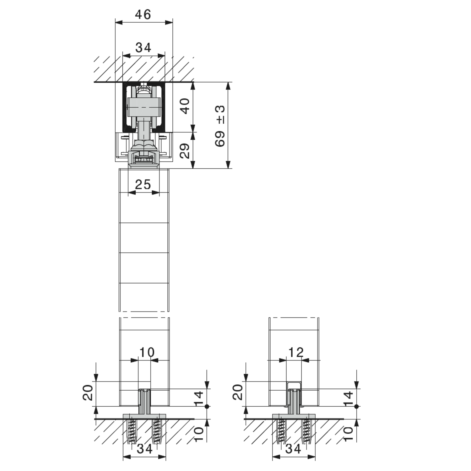 Hawa Junior 100/2 Symmetric Z basisgarnituur