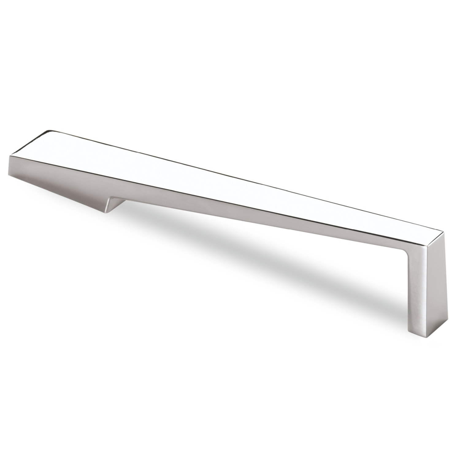 Greep Rialto, boorafstand 160, L 189 mm, B 25 mm, H 35 mm, glans verchroomd