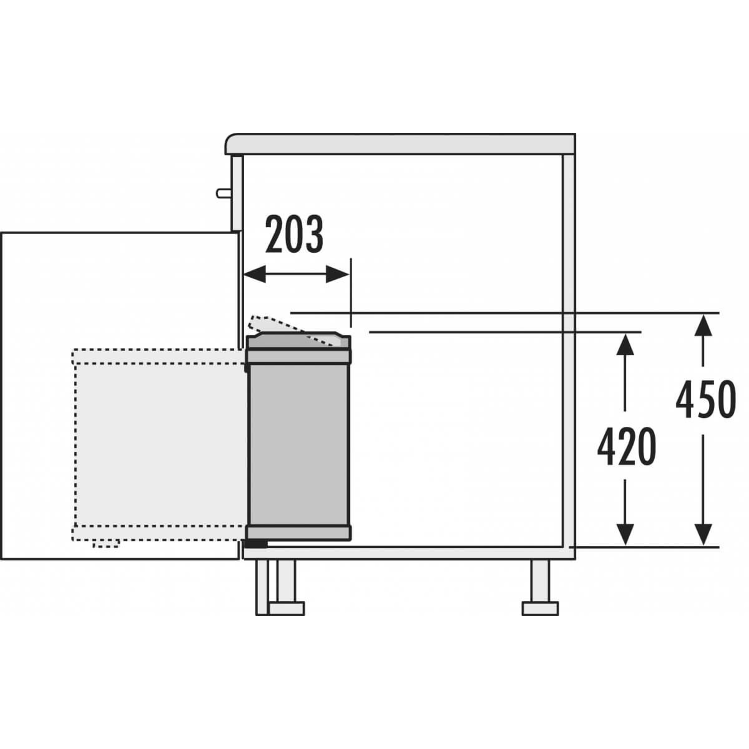 Hailo duo rvs 16l