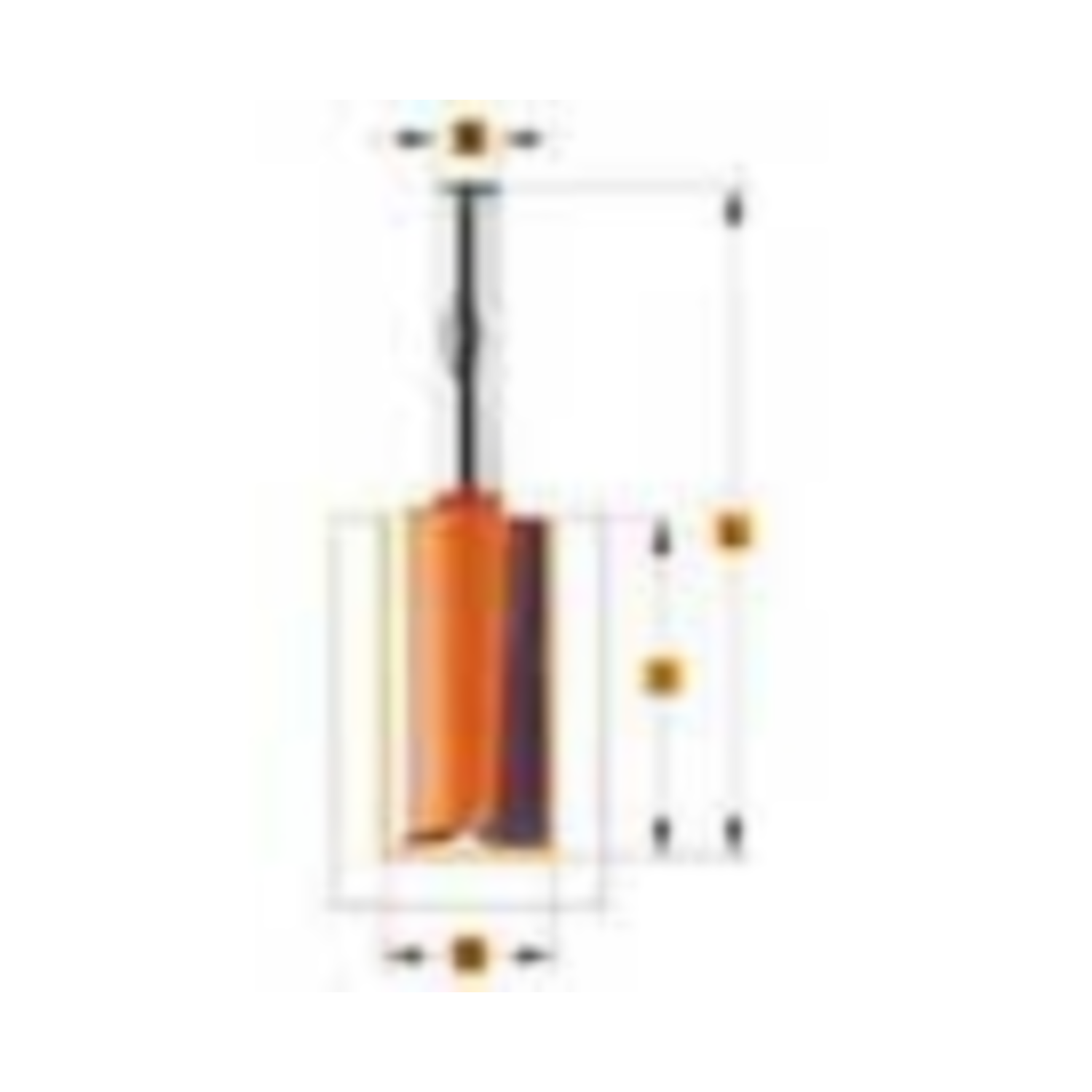 Rechte frees d=16 mm i=31 l=66 hw