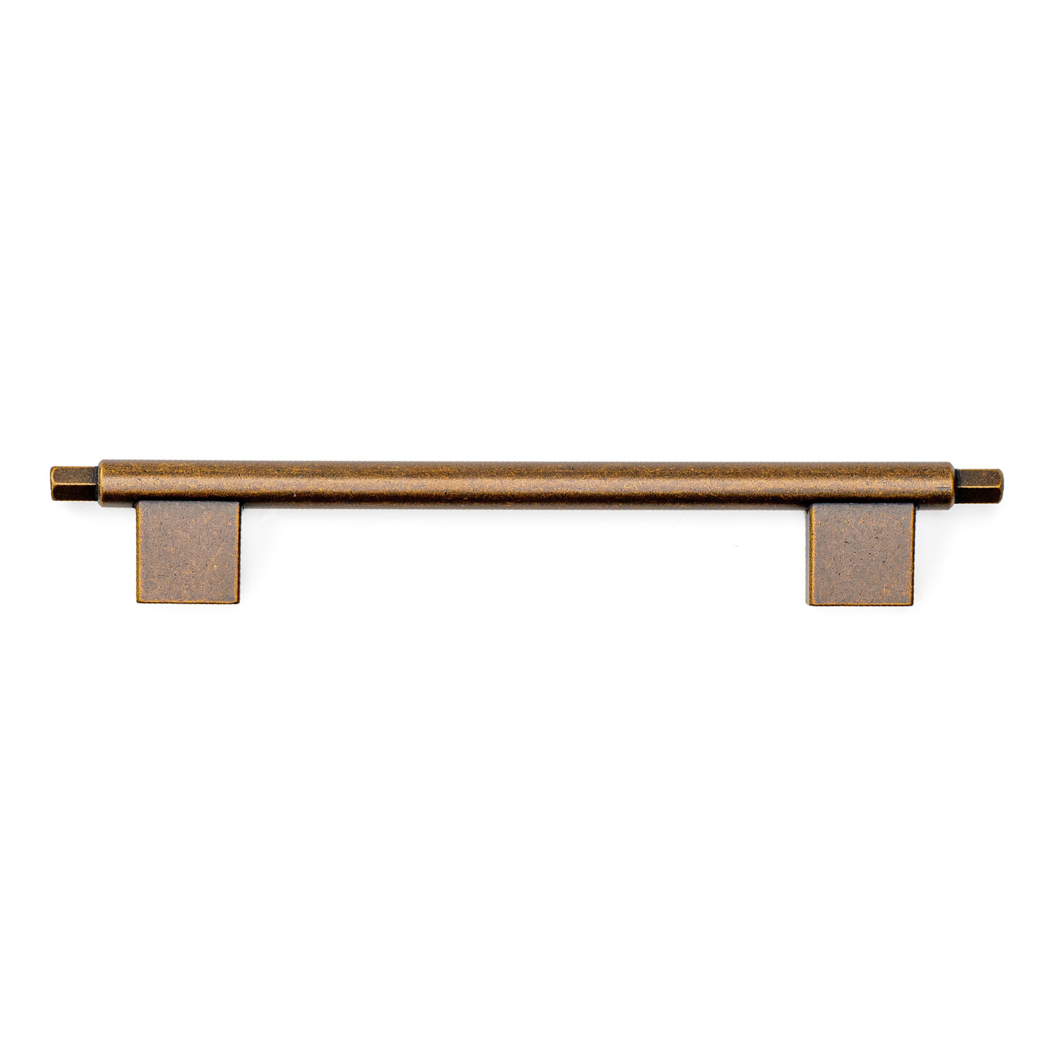 Greep prisma ba192 l272 zamak rustiek messing