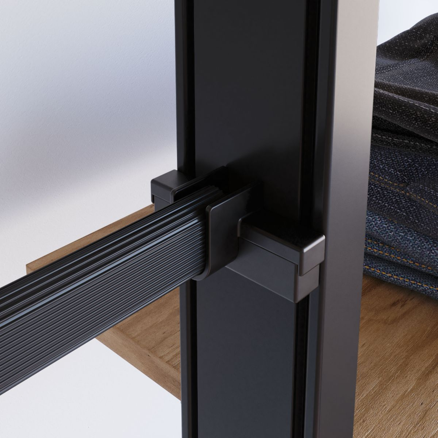 Structura kastbaarhouder zwart 20kg/paar