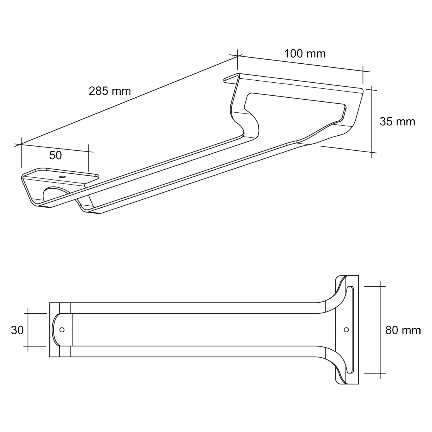 Glazenhouder zwart mat - 3 glazen