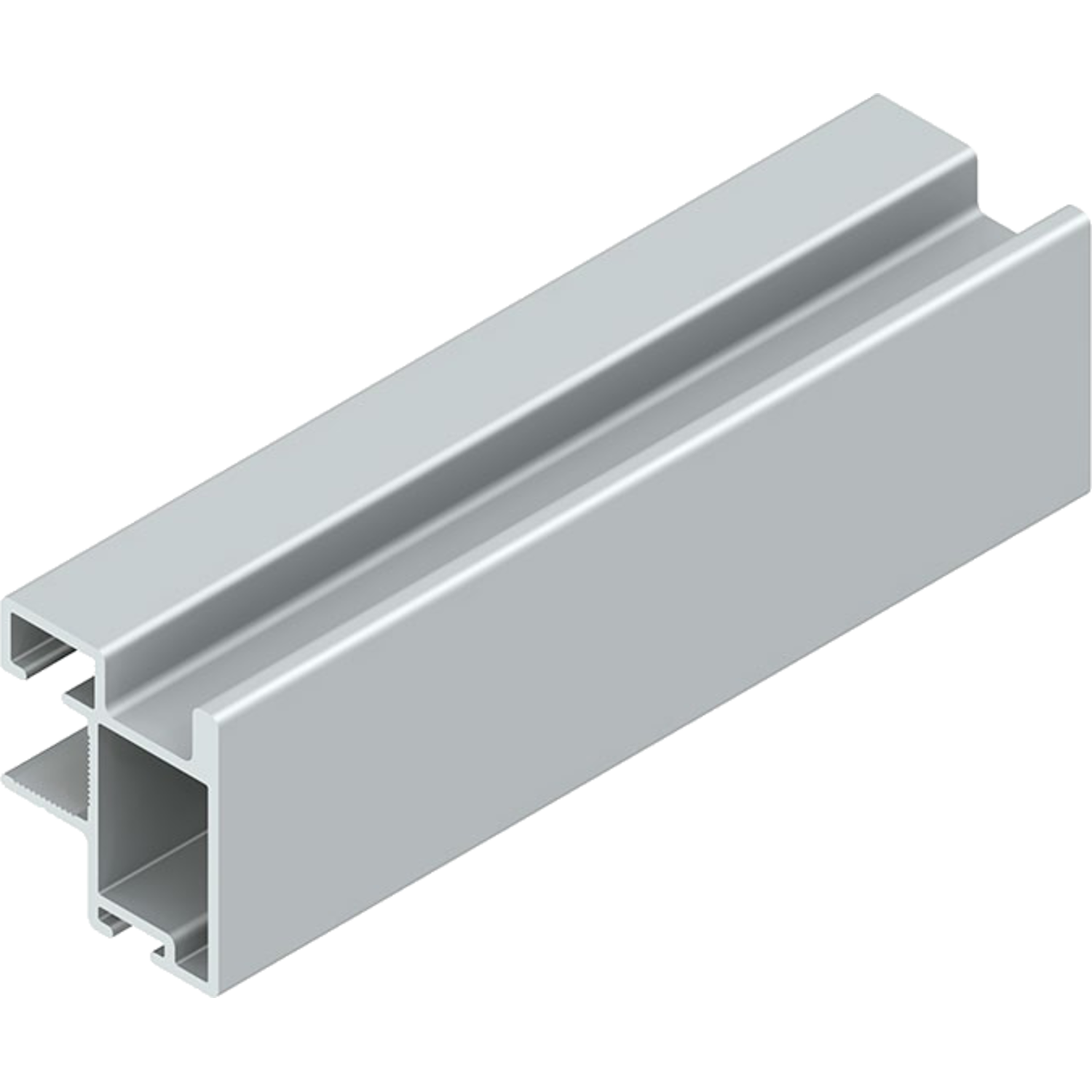 Vertikaal profiel TR10mn 2.6m alu zilver
