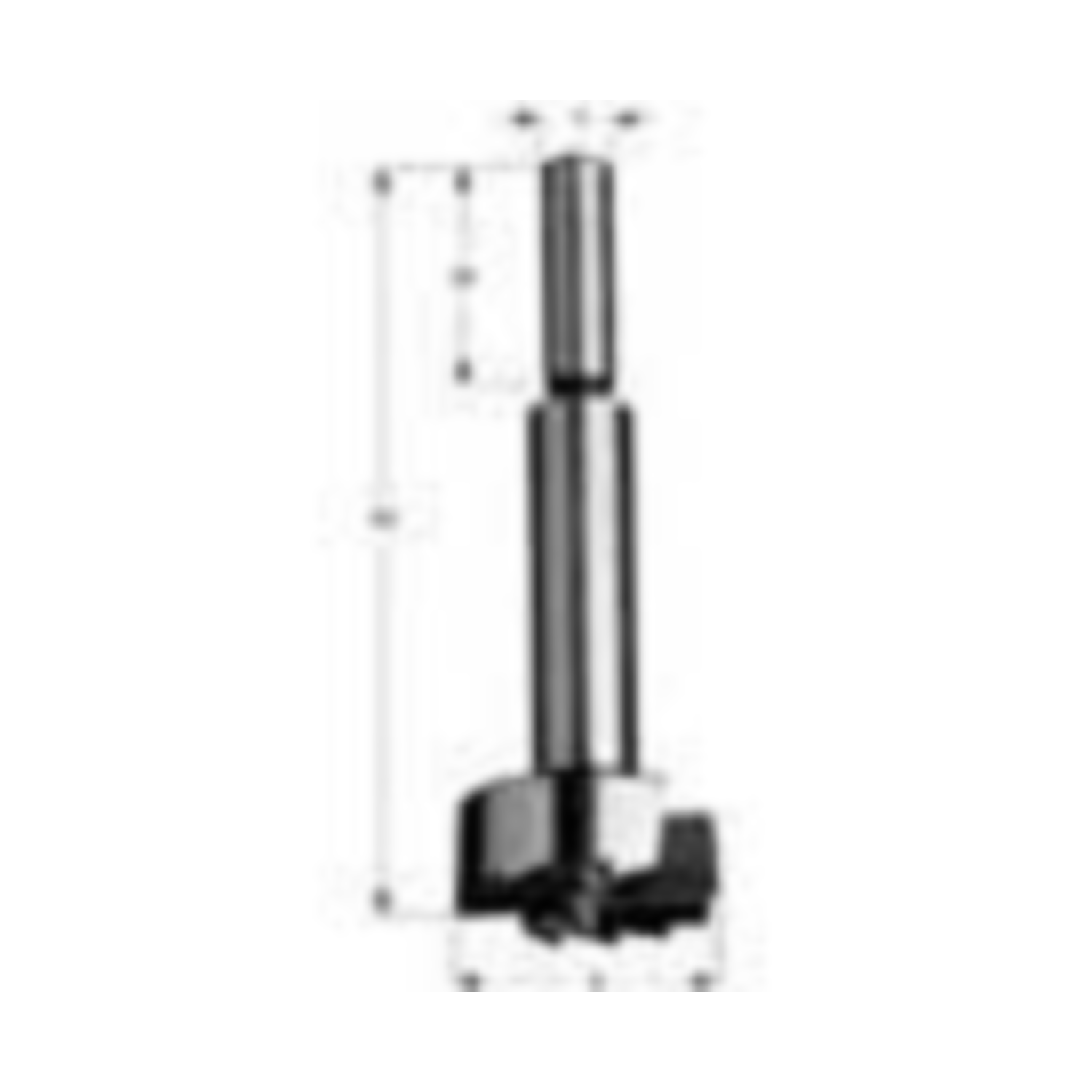 Forstner boor d8 l=90 d=12 mm