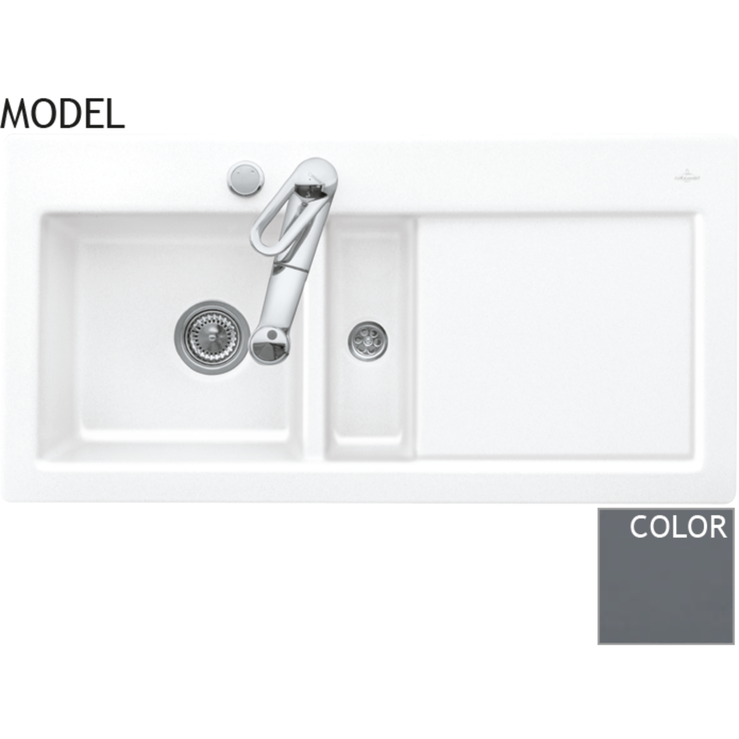 V&B 6770.01.i4 subway 60l grafiet