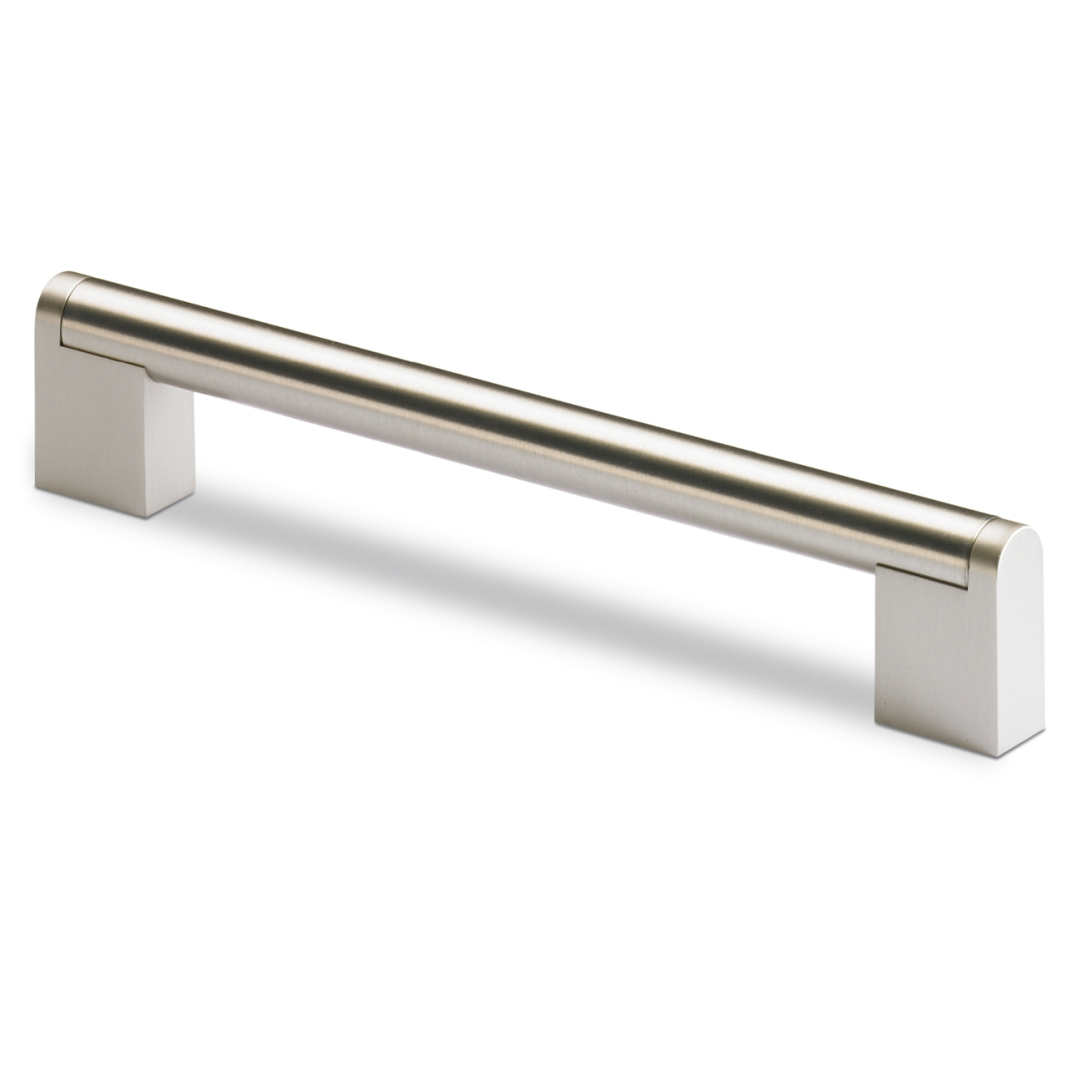 Greep Brema, boorafstand 96, L 108 mm, B 14 mm, H 35 mm, Roestvrij staal geborsteld / roestvrij staal finish geborsteld