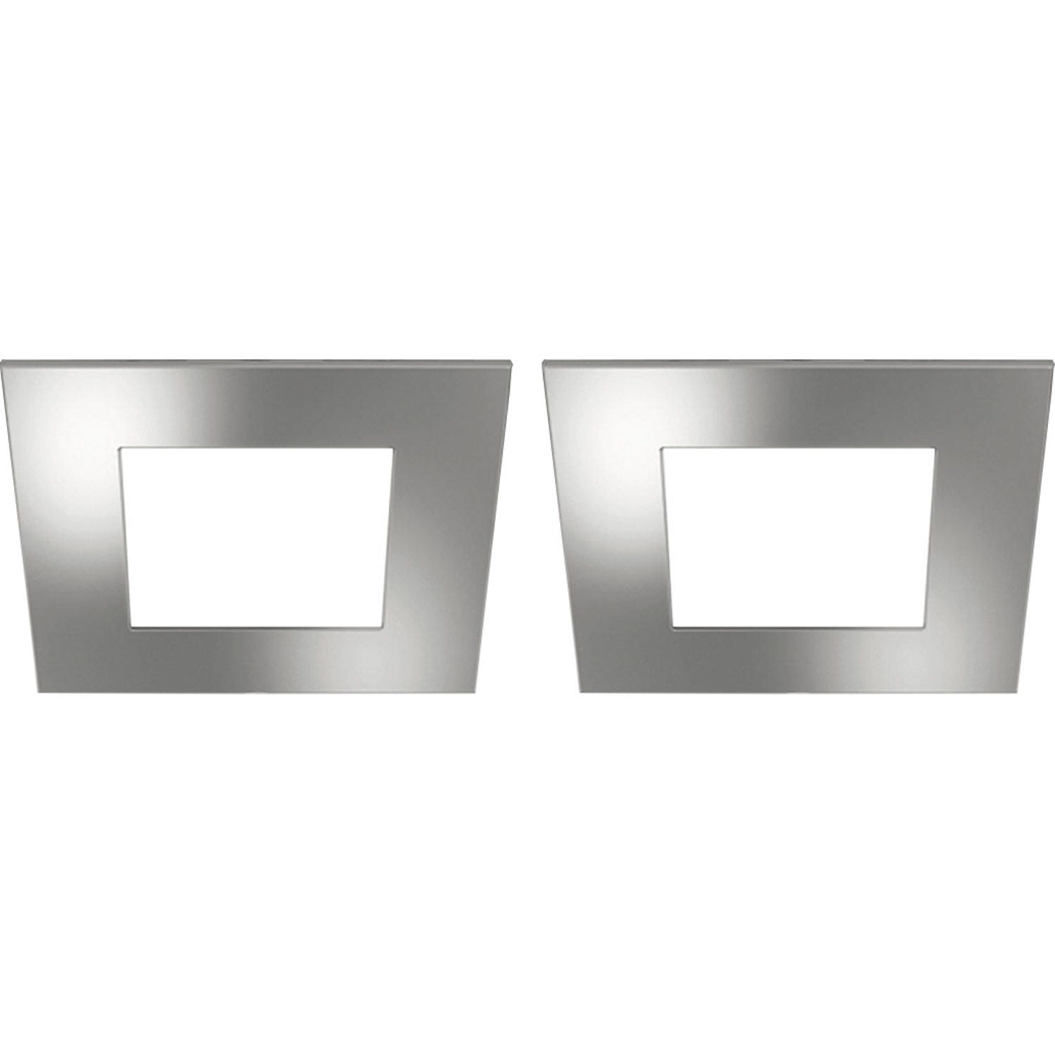 Hera set 2 x FQ-68 led 4W 24V 3000K RVS-look+ transfo led 15W