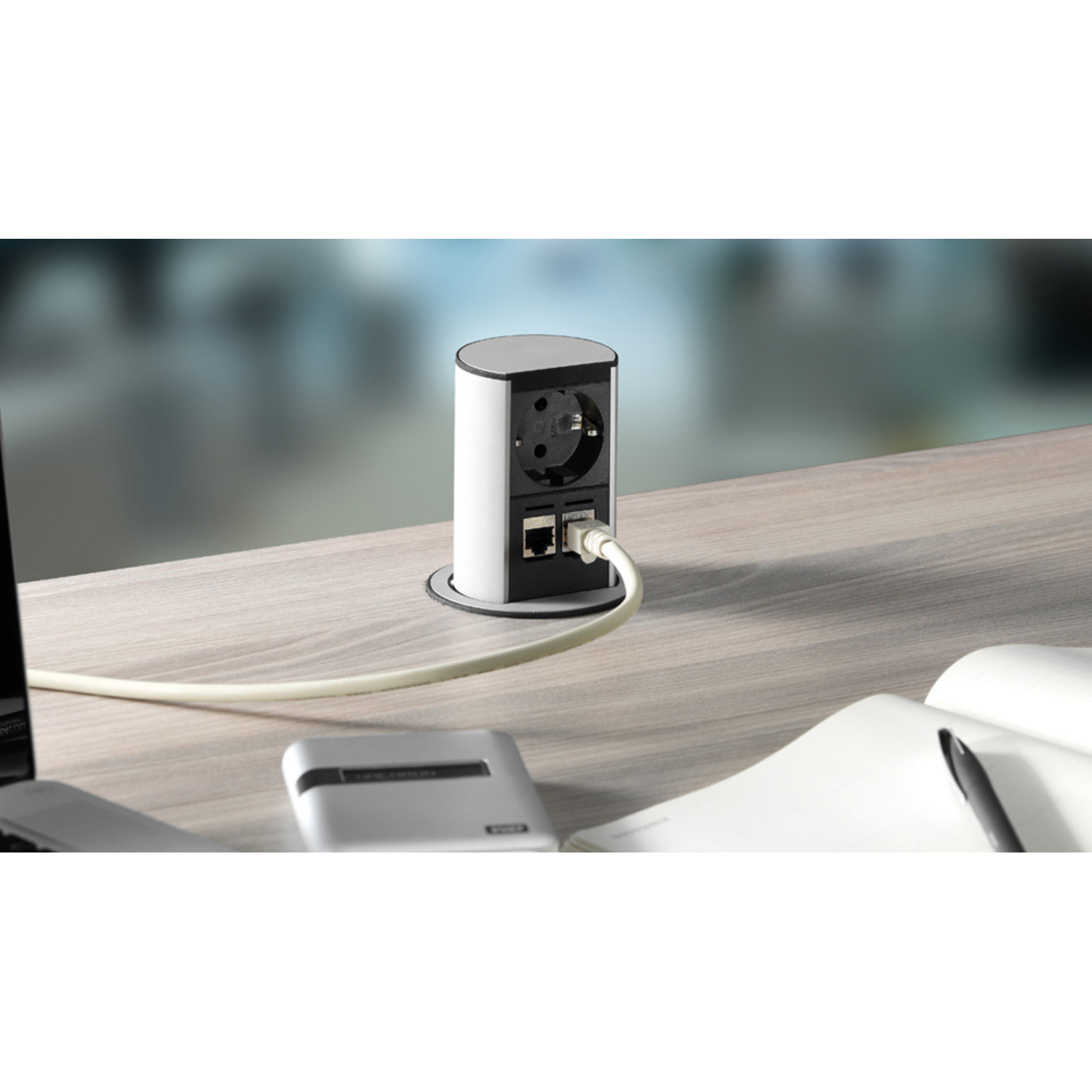 Elevator rvs-look b-f 1 st+usb charger