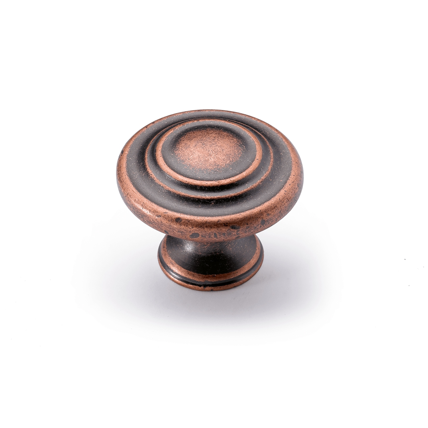 Knop Essa, H 25 mm, ø 32 mm, koperkleurig antiek