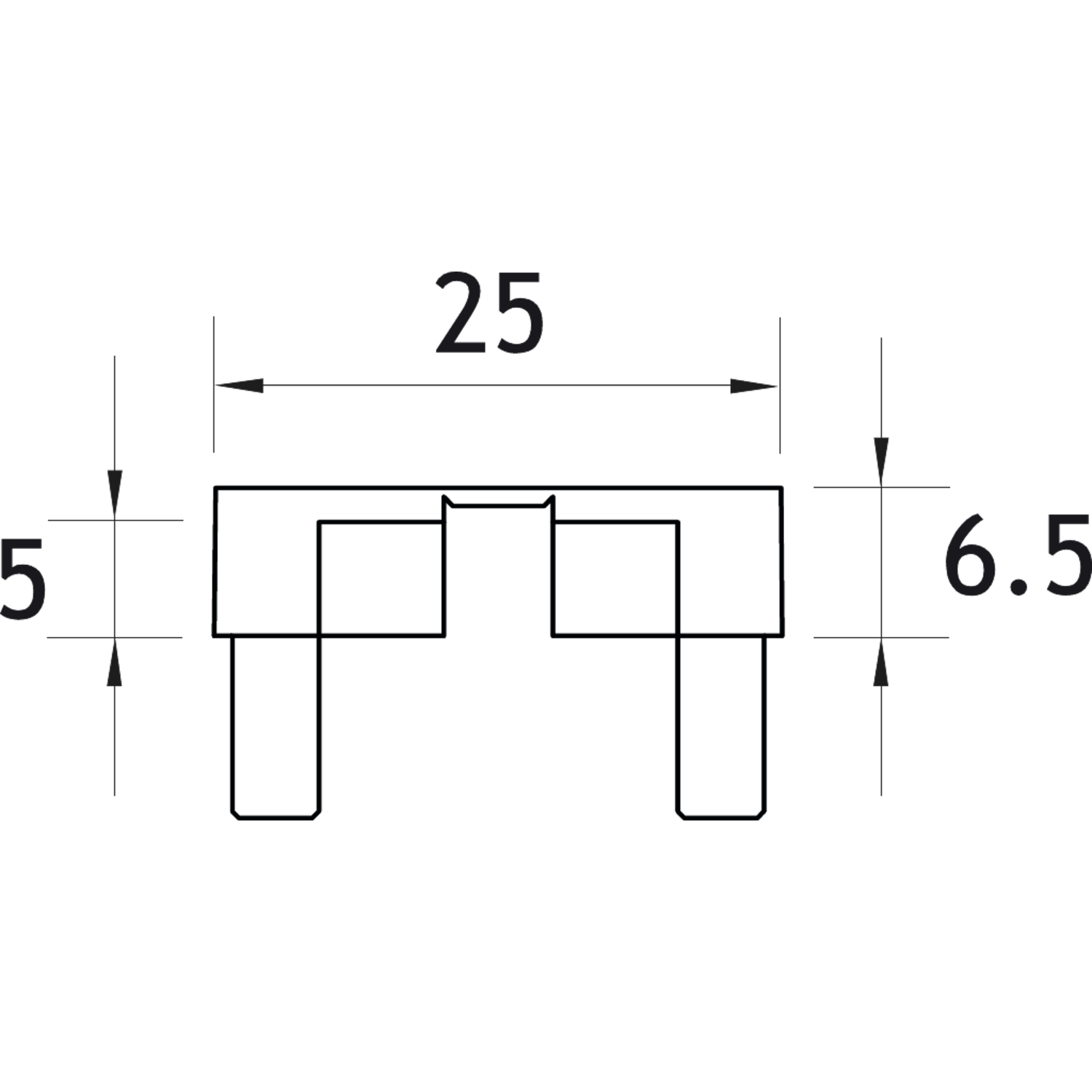 Eindkappen (2) voor led profiel Channelline 11