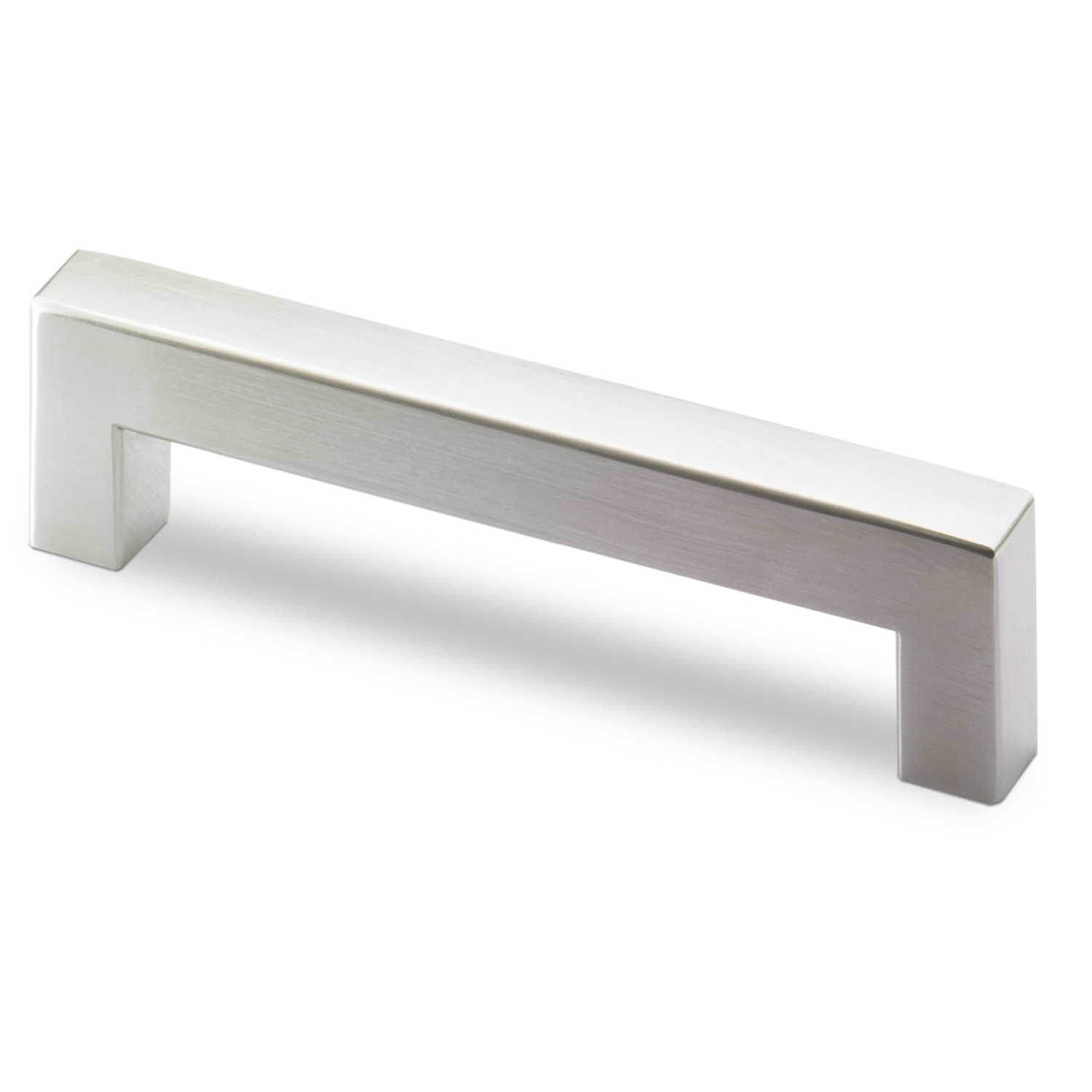 Greep Aosta, boorafstand 416, L 432 mm, B 16 mm, H 35 mm, roestvrij staal geborsteld