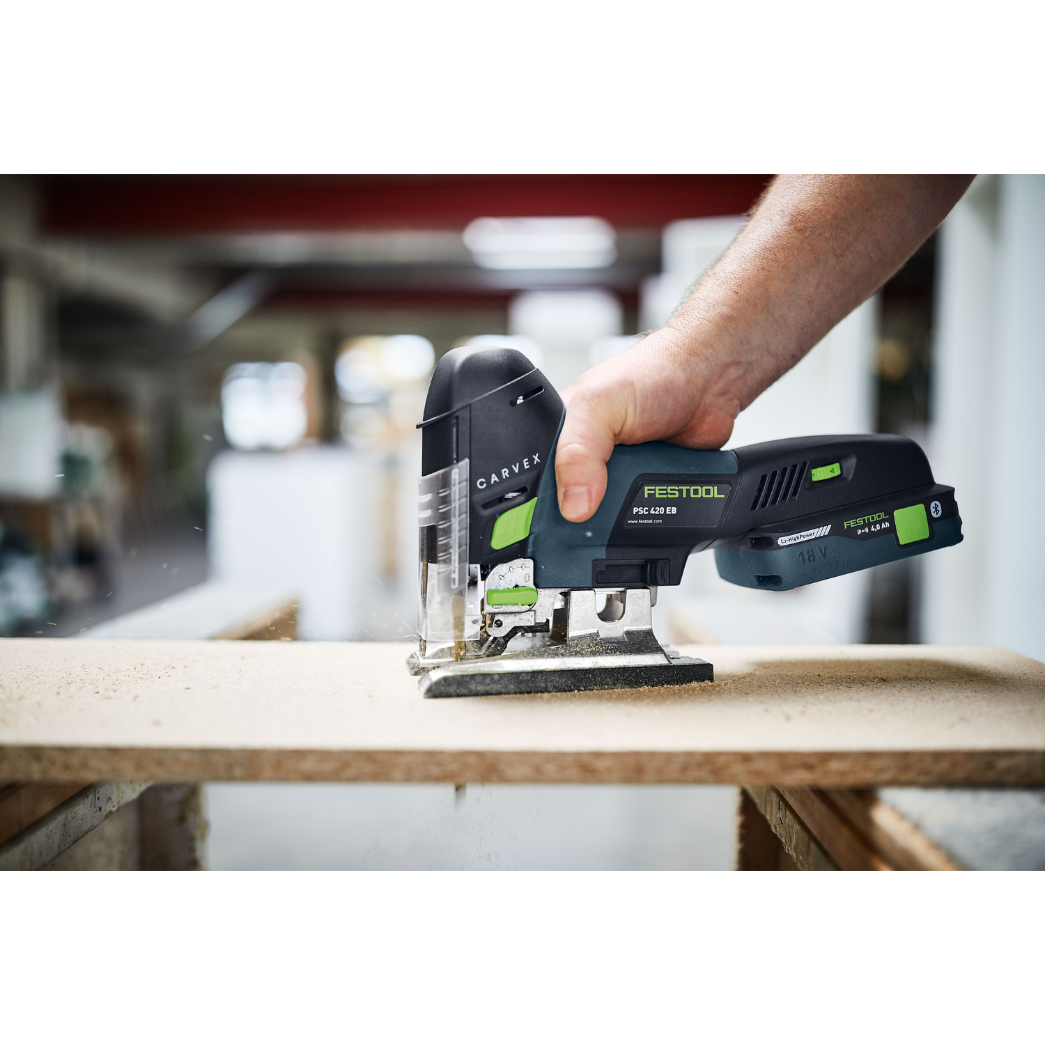 FESTOOL PENDELDECOUPEERZAAG PSC 420 EB-BASIC