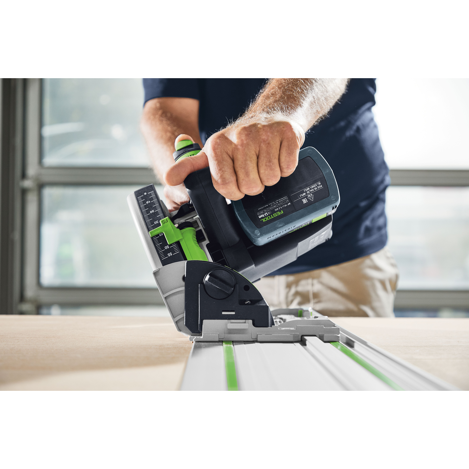 Festool accu-invalcirkelzaag tsc 55 keb-basic