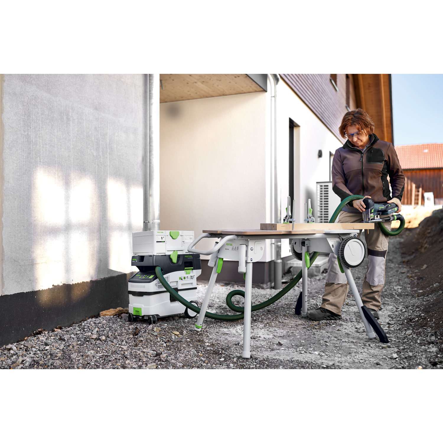 FESTOOL PENDELDECOUPEERZAAG PSC 420 EB-BASIC