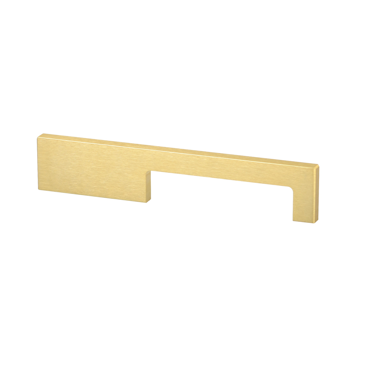 Greep drimo 160mm alu brushed gold asymm