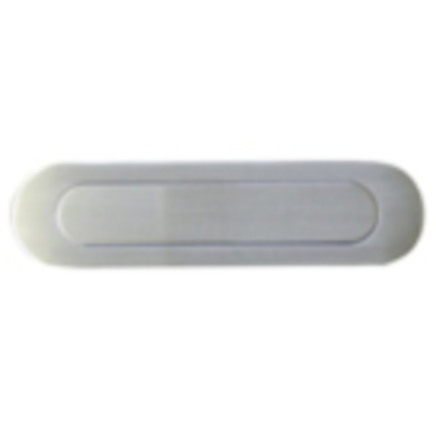 Inbouwkomgreep RVS ovaal 200x50mm