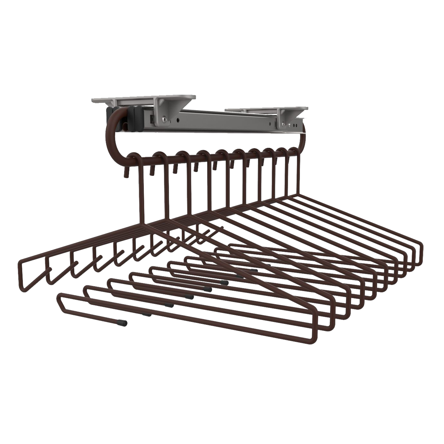 Klederhanger 50cm moka telesc.zwaar