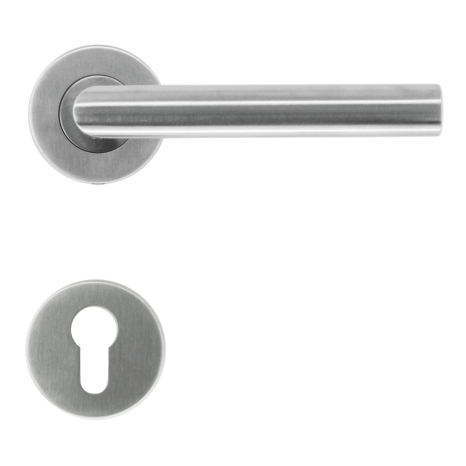 Deurkruk Pro i shape 19mm inox plus r+e cyl