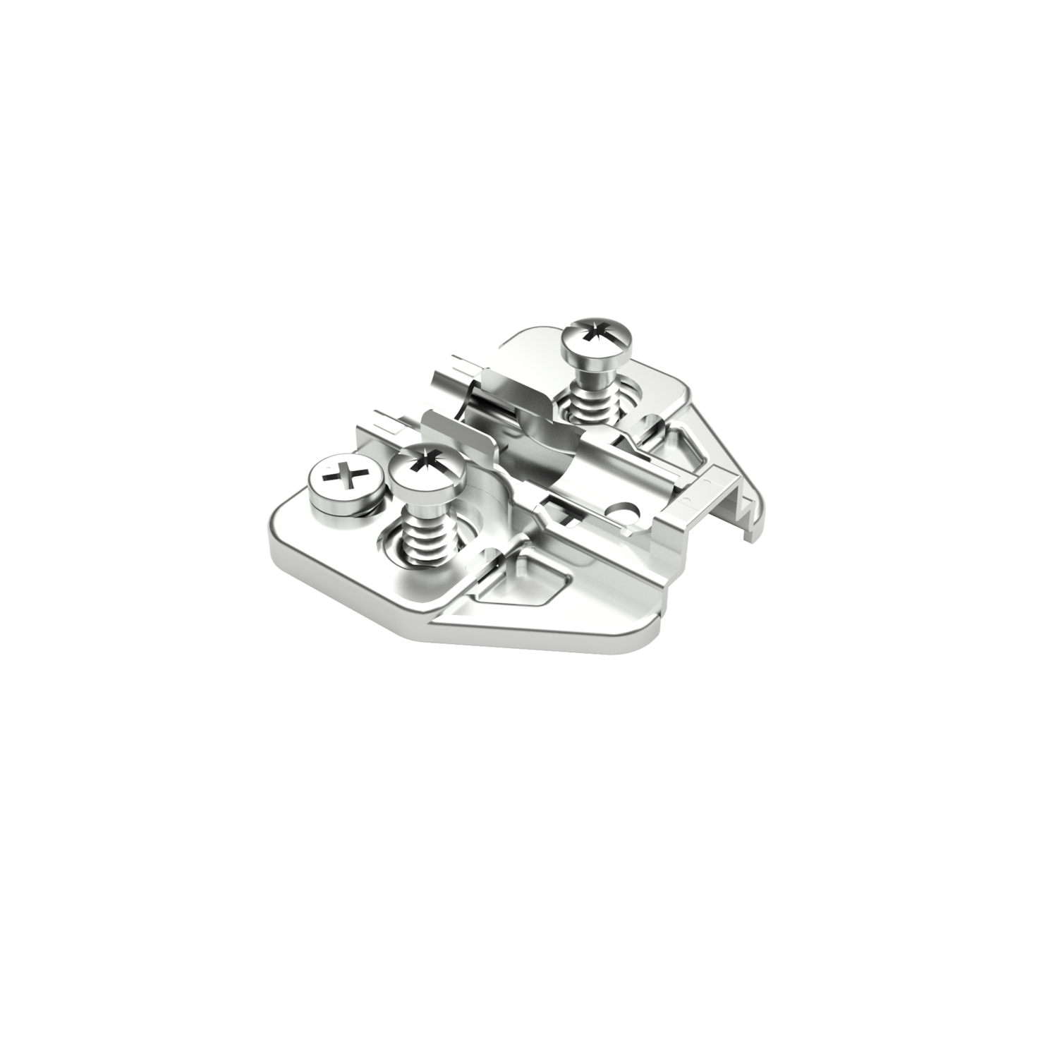 Stelplaat regelb. 4mm met eurovijzen gemont.