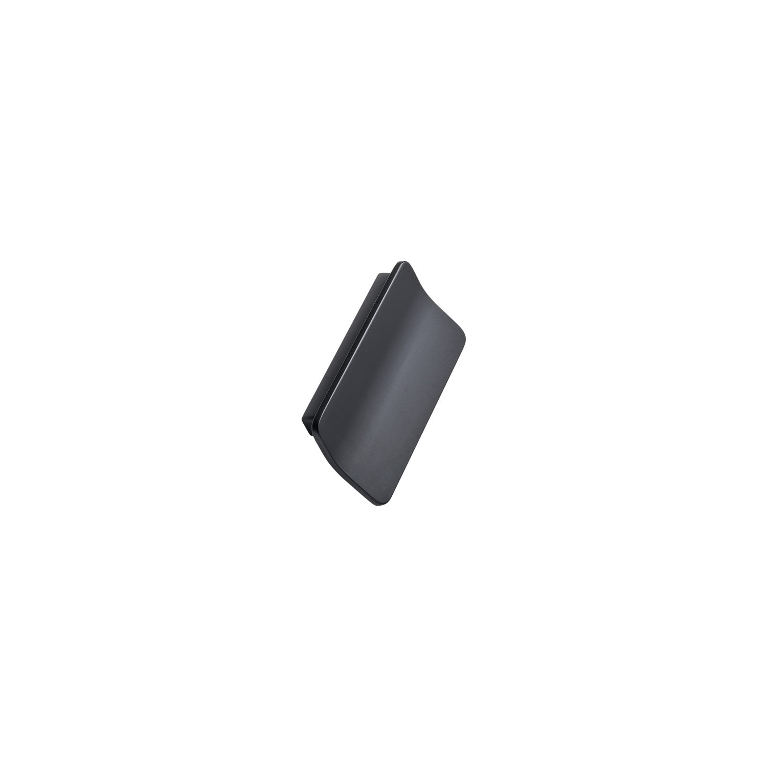 Greep leaf ba64 l85 zamak mat zwart