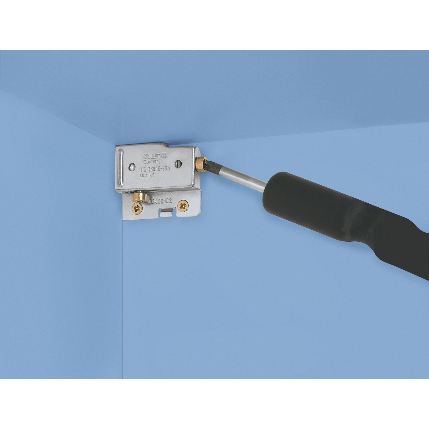 Afdekkap kastophanger SH-40 wit links