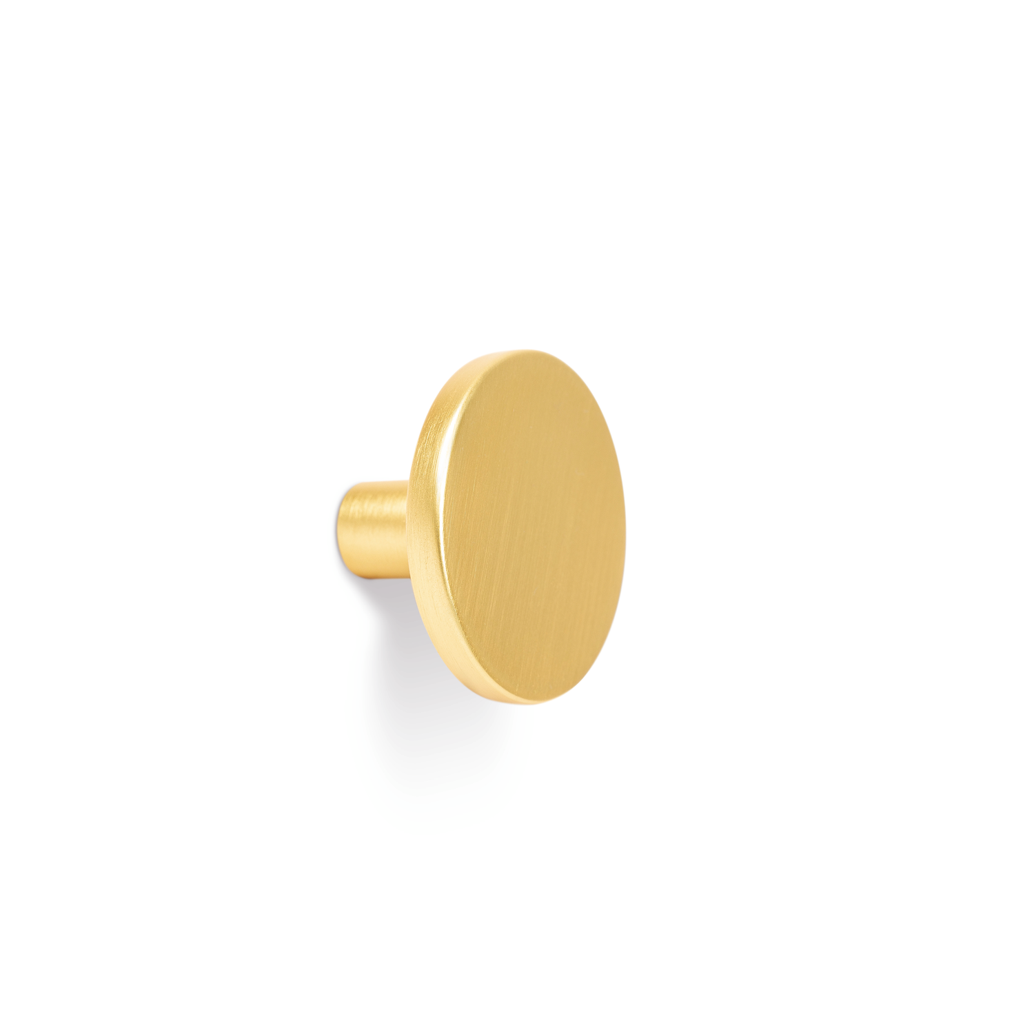 Top como ø26x18mm zamak geborsteld goud