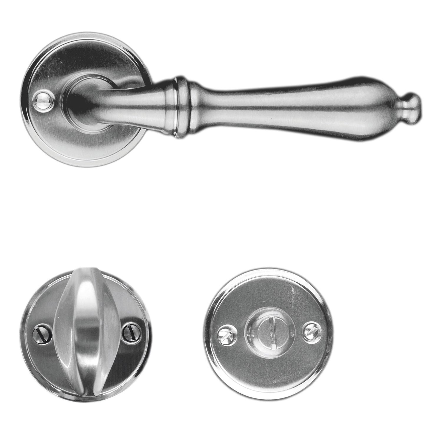 Deurkruk Pro da vinci inox look r+wc