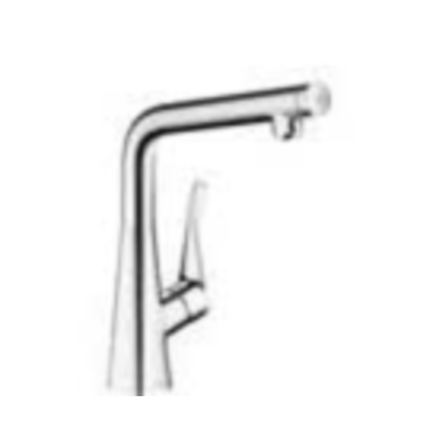 Hansgrohe Metris Select keukenmengkraan chroom
