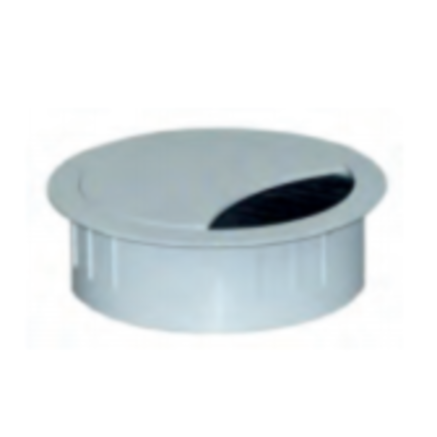 Kabeldoorvoer Exit R zamak wit gelakt d:60mm