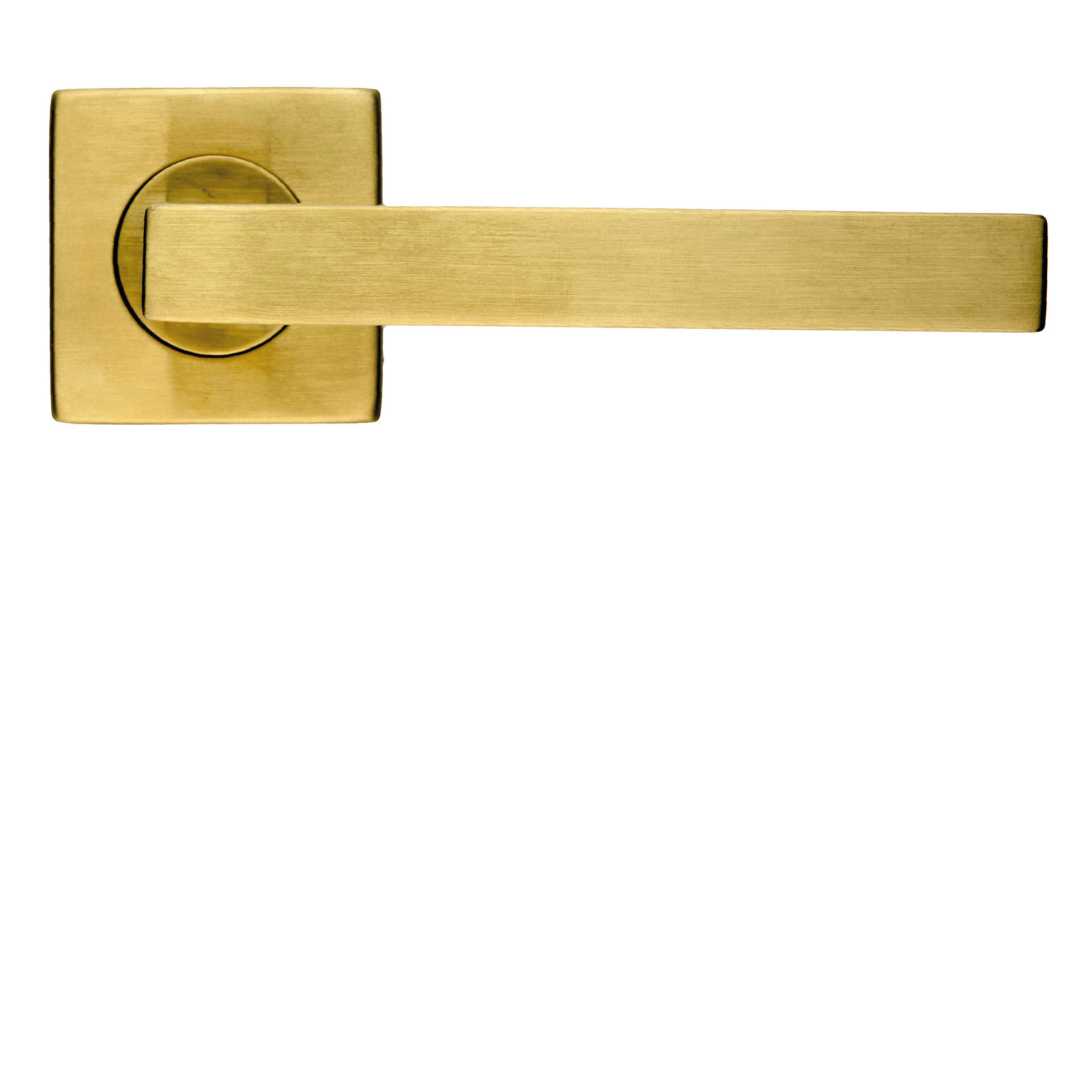 Deurkruk Pro kubic shape 16mm mat koper r+no key