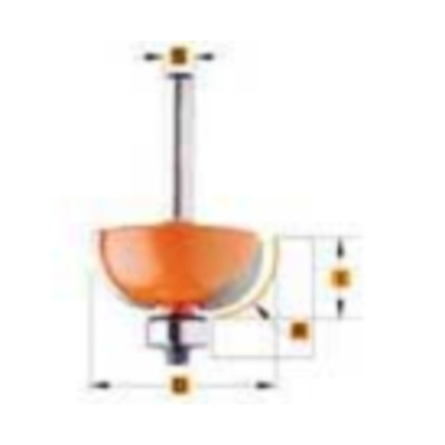 Bolle radiusfrees met geleidelager r=8 d=28,7 i=12,7