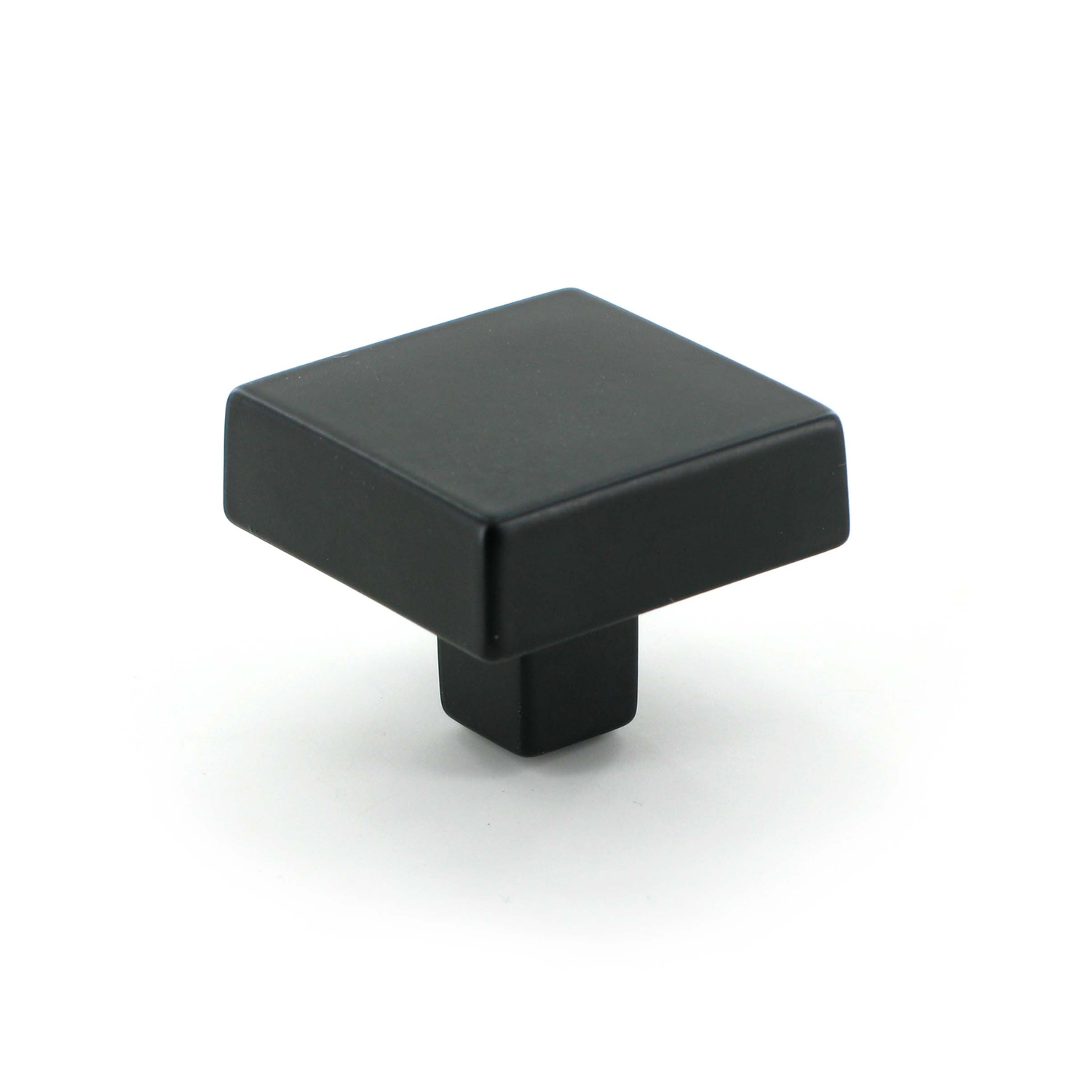 Knop kir zamak zwart L 30mm