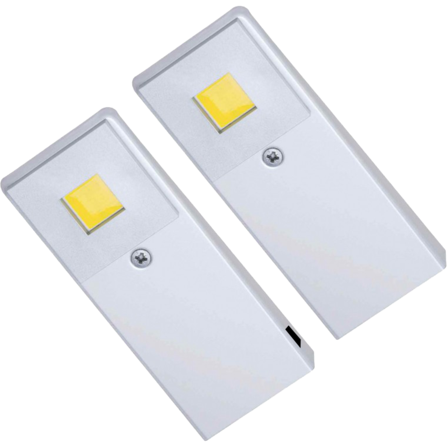 Set quadrat Led alu set 2 x 3W + schakelaar