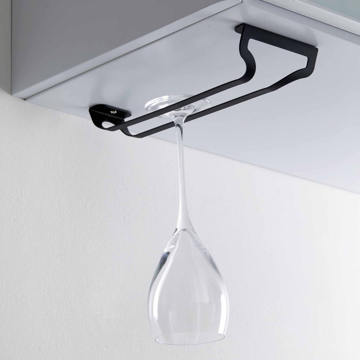 Glazenhouder zwart mat - 3 glazen