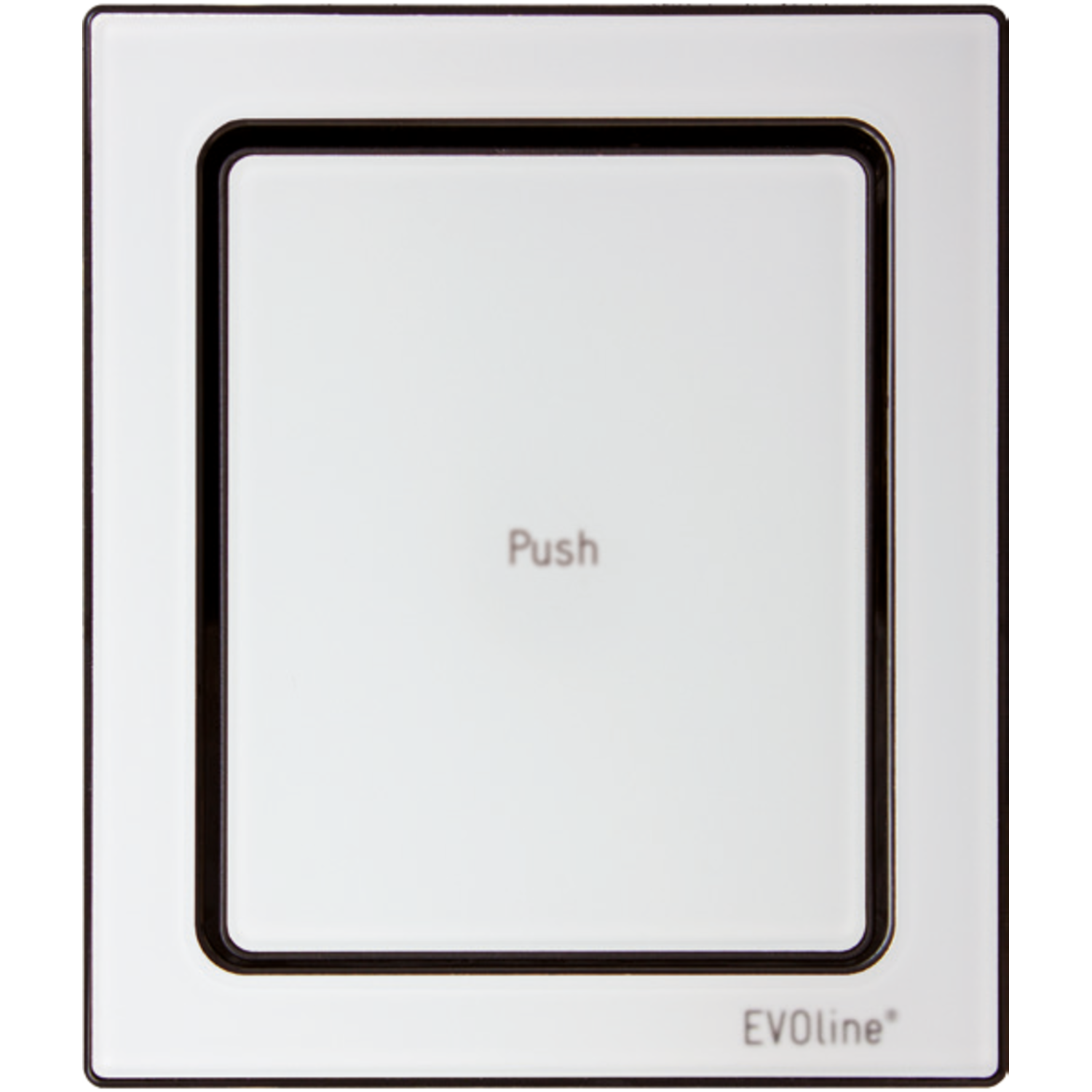 Evoline port push cuisine charger wit glas b-f2 st 2 stopcontacten/1 usb charger