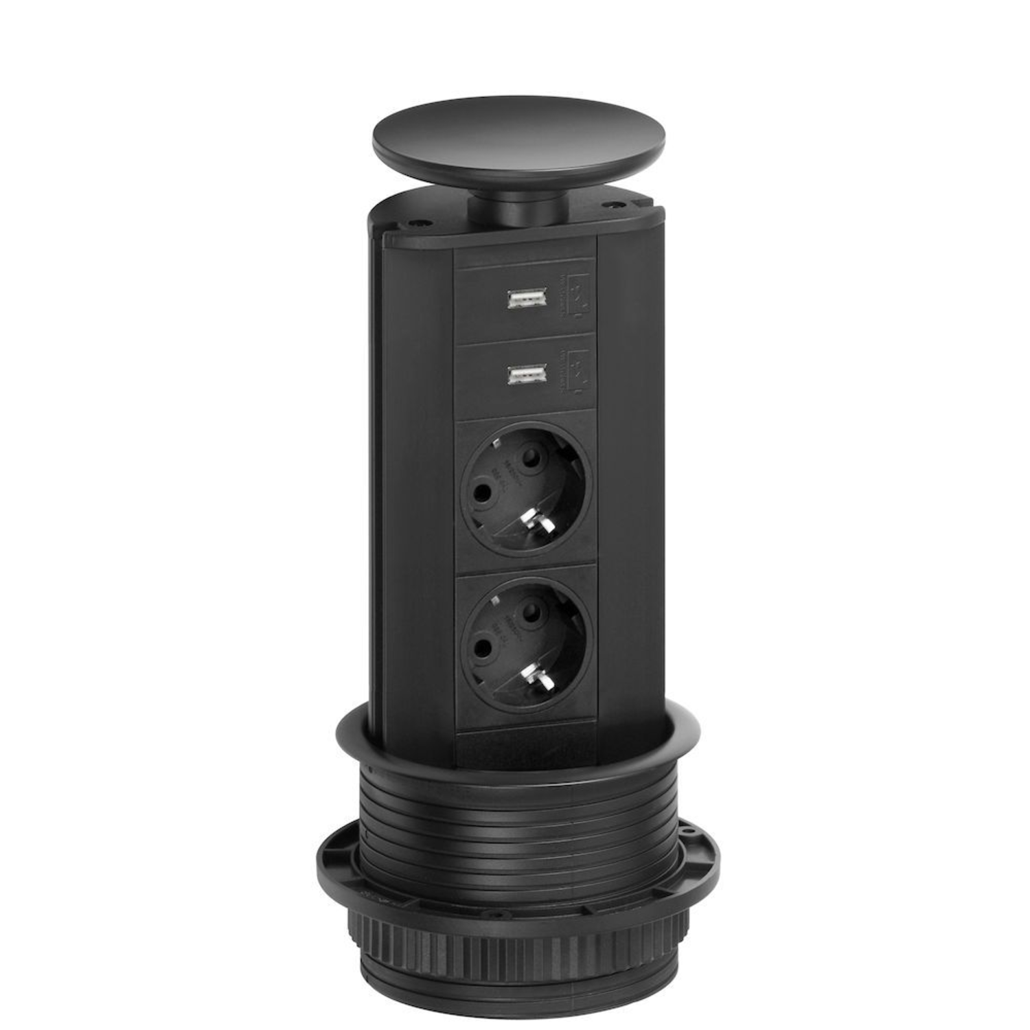 Evoline powerport zwart d-nl-l