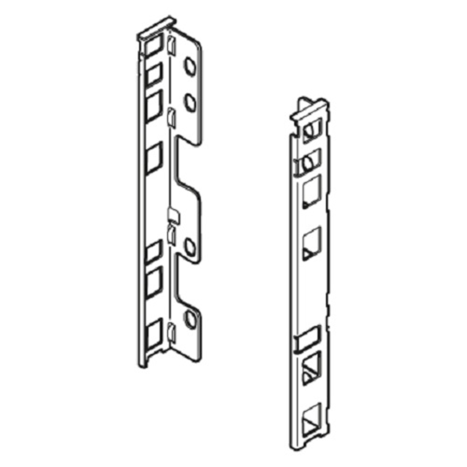Rugwandhouder l+r legrabox c  oriongrijs