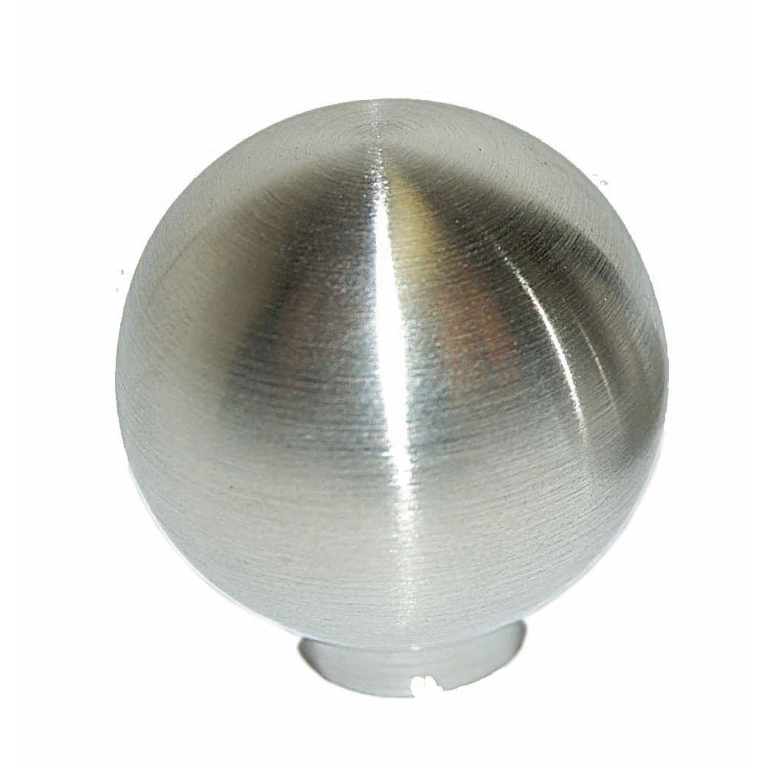 Kogelknop RVS satijn dia. 28mm h32mm