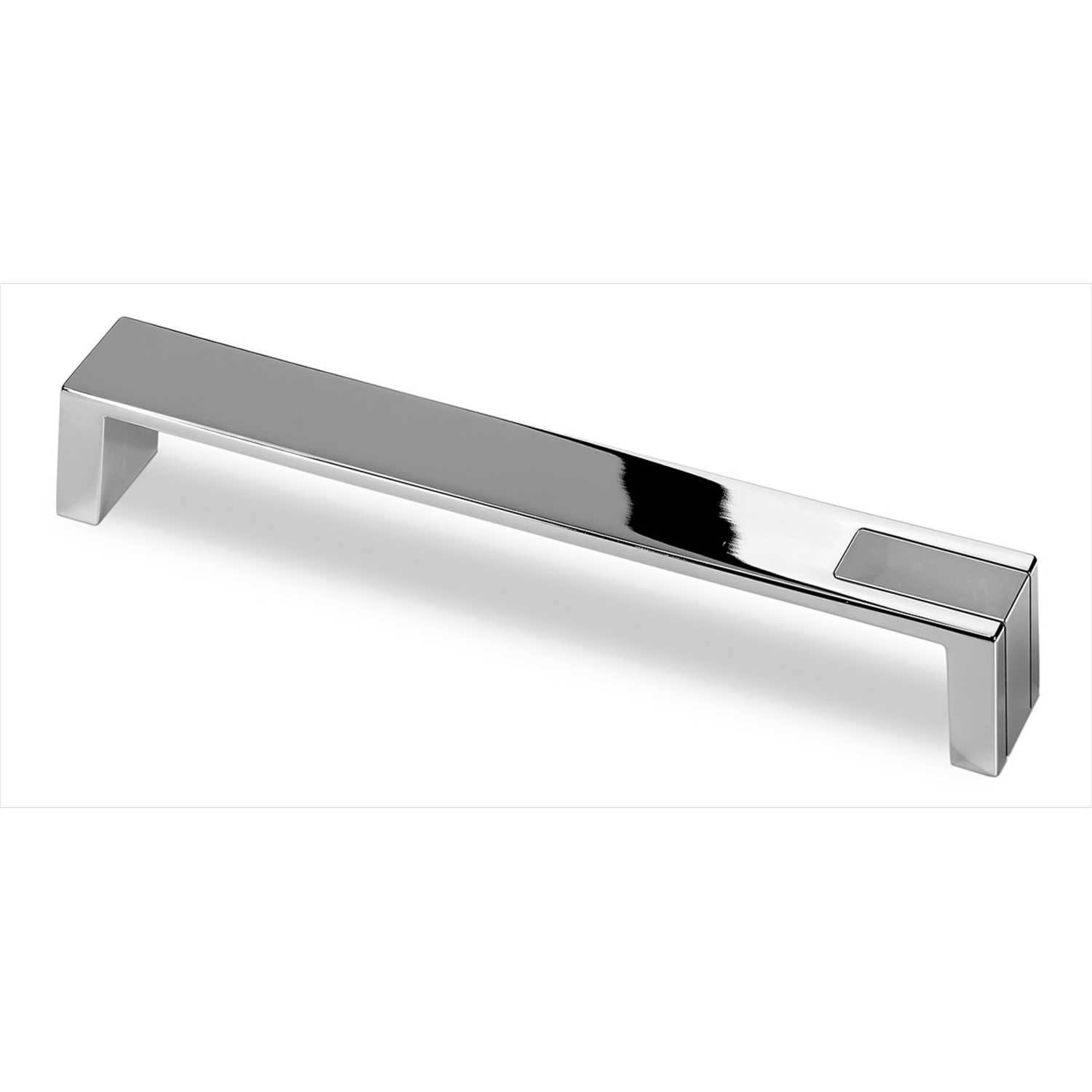 Greep Intra, boorafstand 192, L 204 mm, B 25 mm, H 26 mm, Glans verchroomd / mat verchroomd