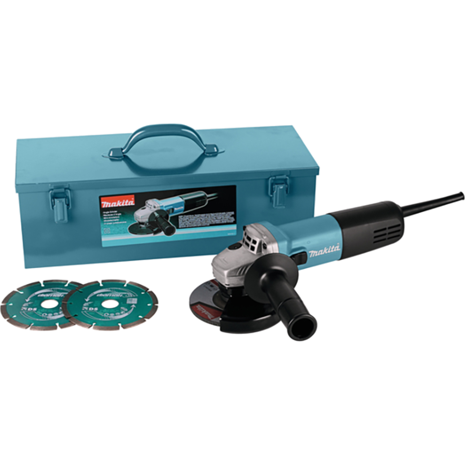 Makita 9558hngk3 haakse slijper 840w d125
