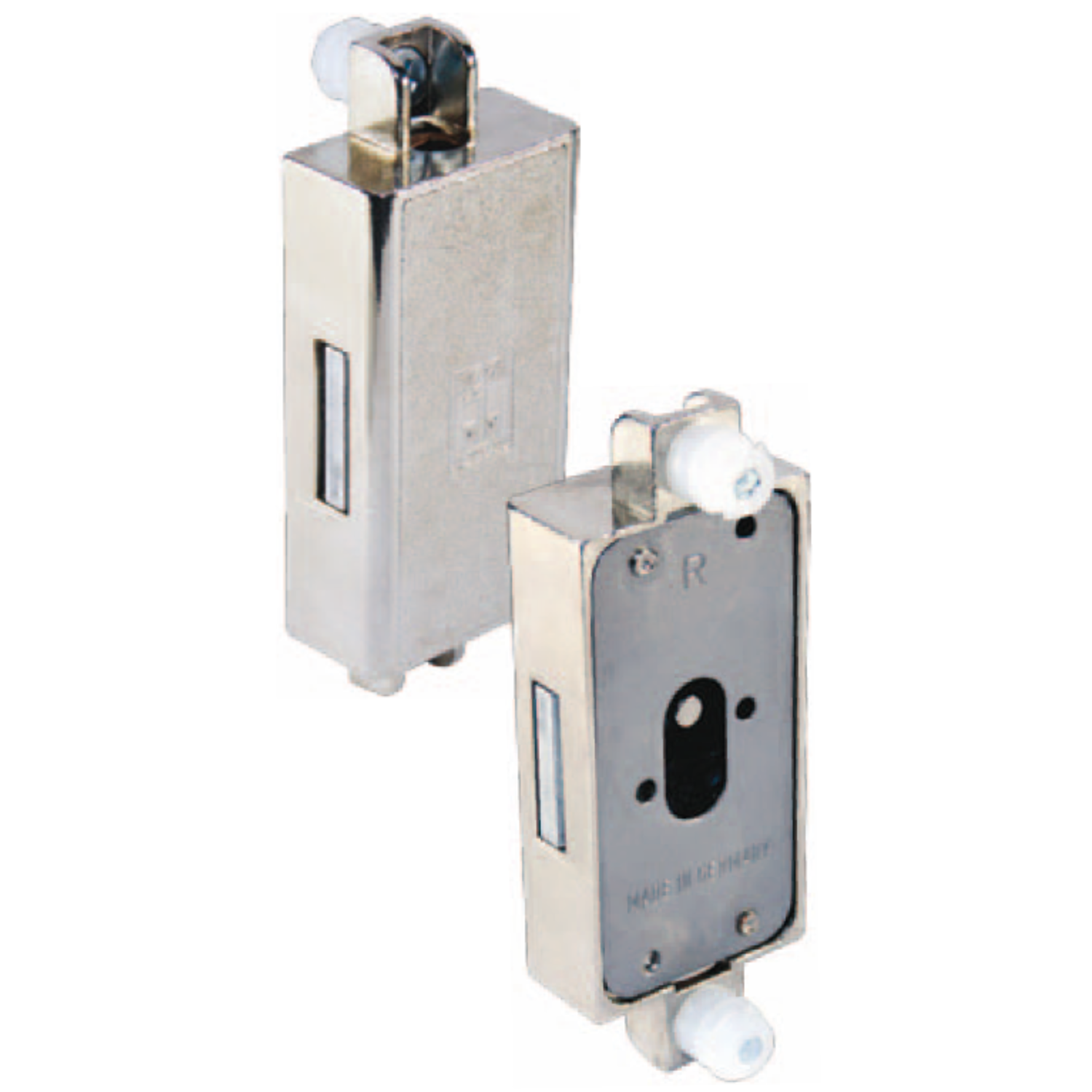 Draaistangslot 709-25mm links vernikkeld +drevel