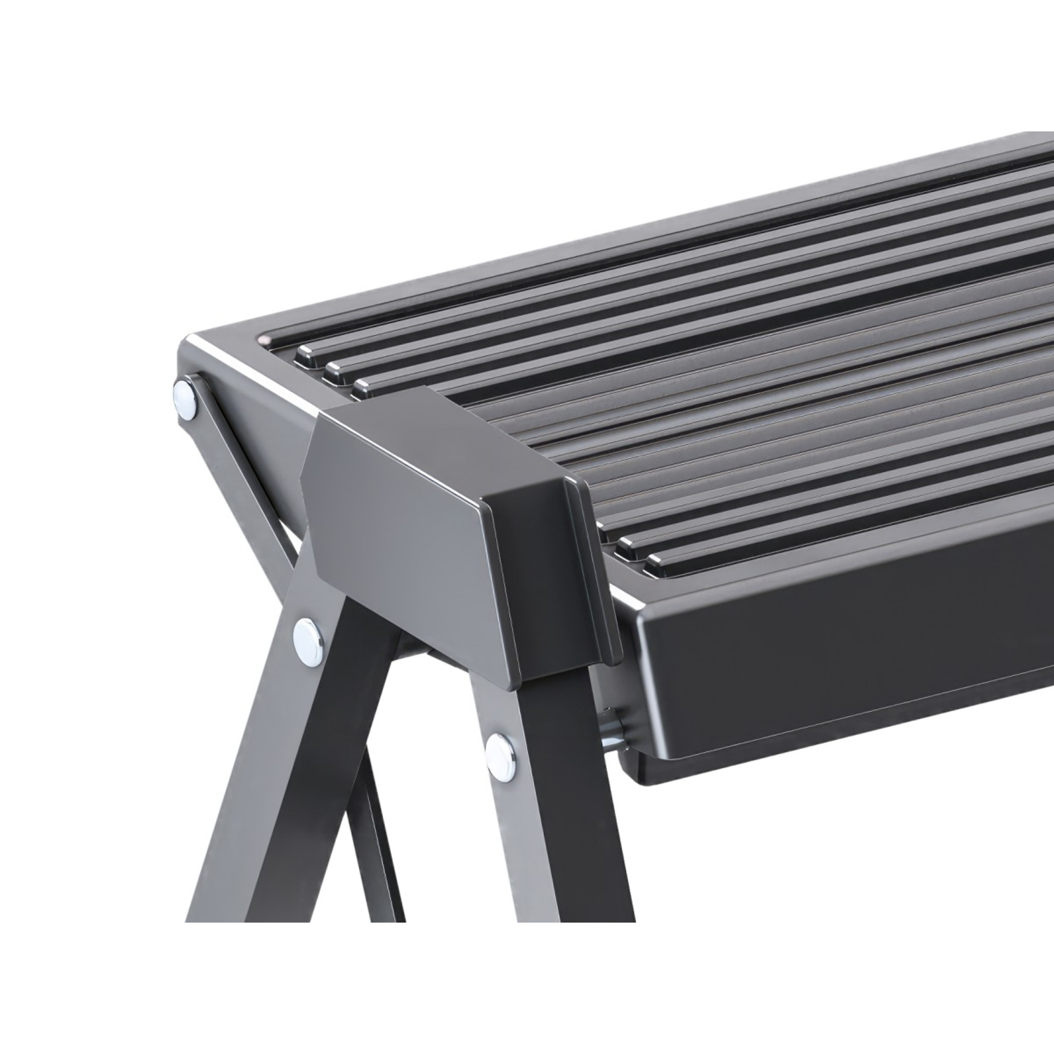 Hailo step-fix keukentrapje antraciet/zwart